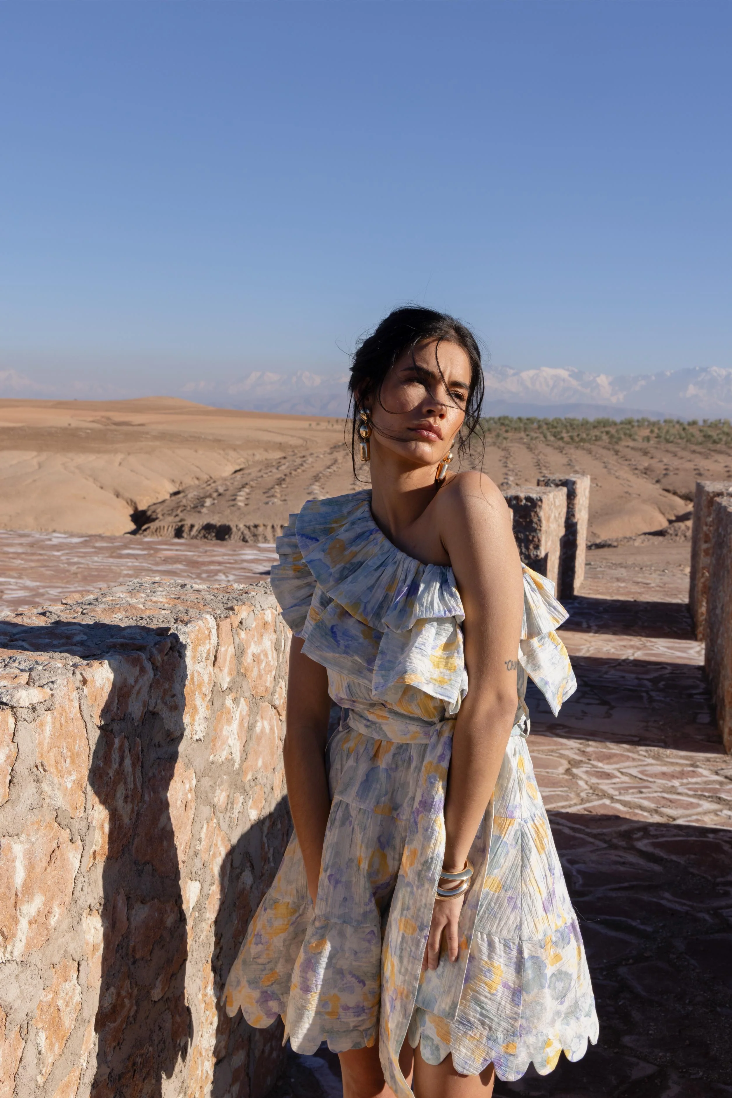 Dress Clover | Light blue | Amaya Amsterdam - Image 2