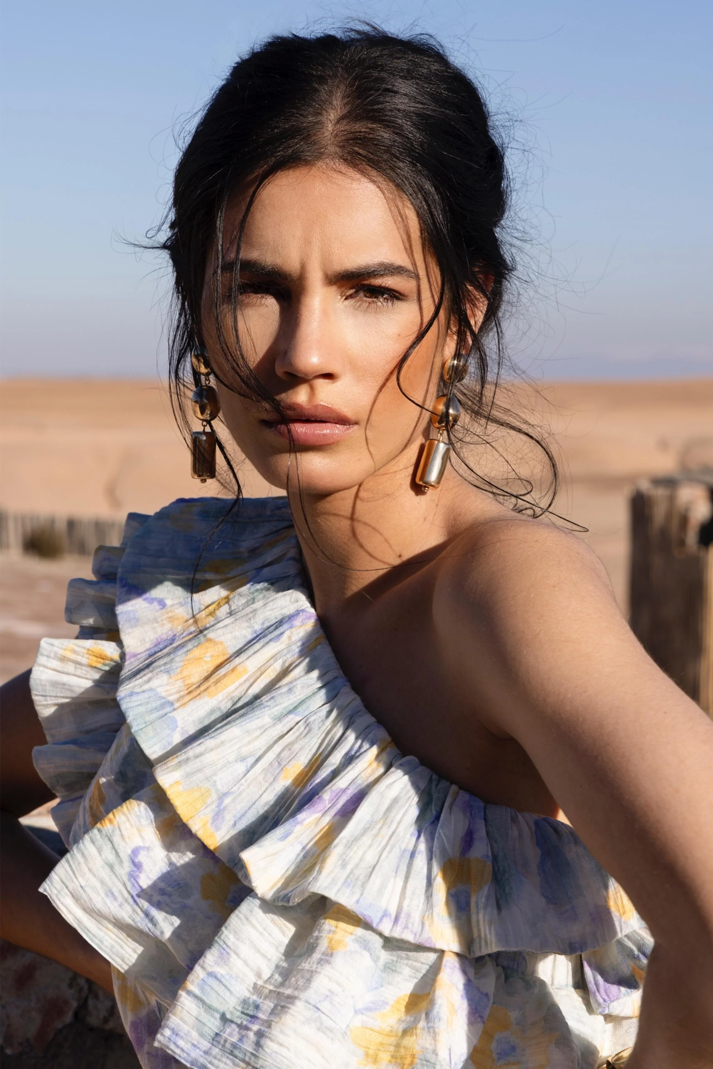 Dress Clover | Light blue | Amaya Amsterdam - Image 3