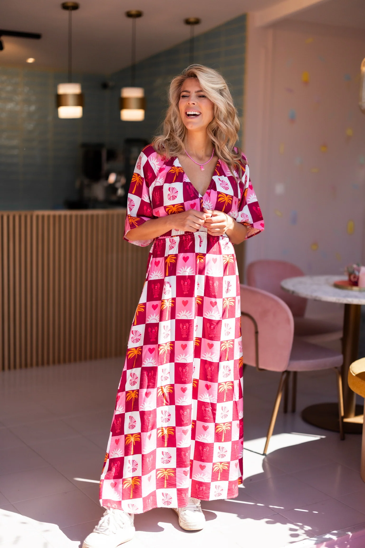 Maxi dress Kim  | Multicolor | Je m’appelle x Poespas - Image 5