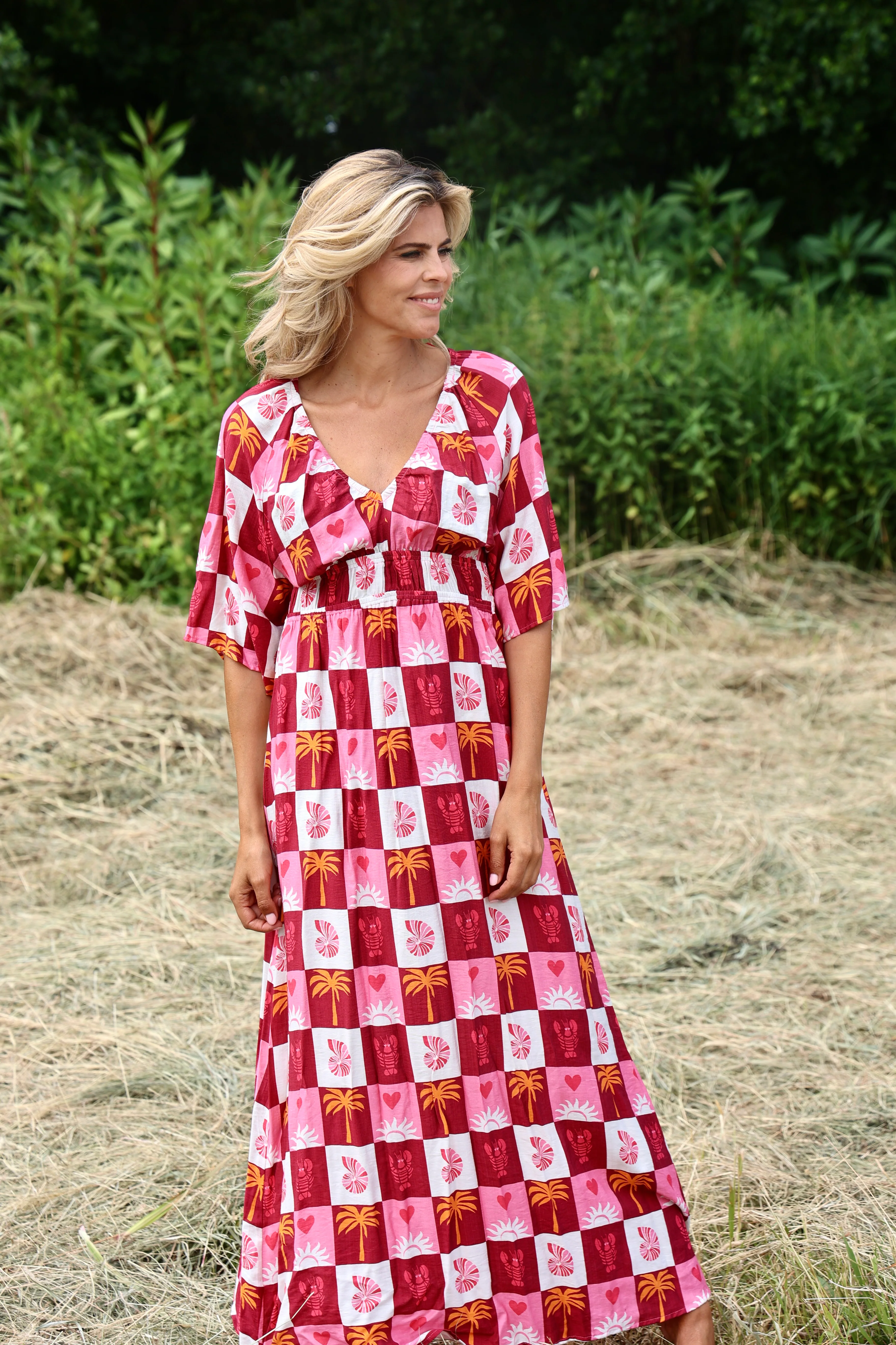 Maxi dress Kim  | Multicolor | Je m’appelle x Poespas - Image 7
