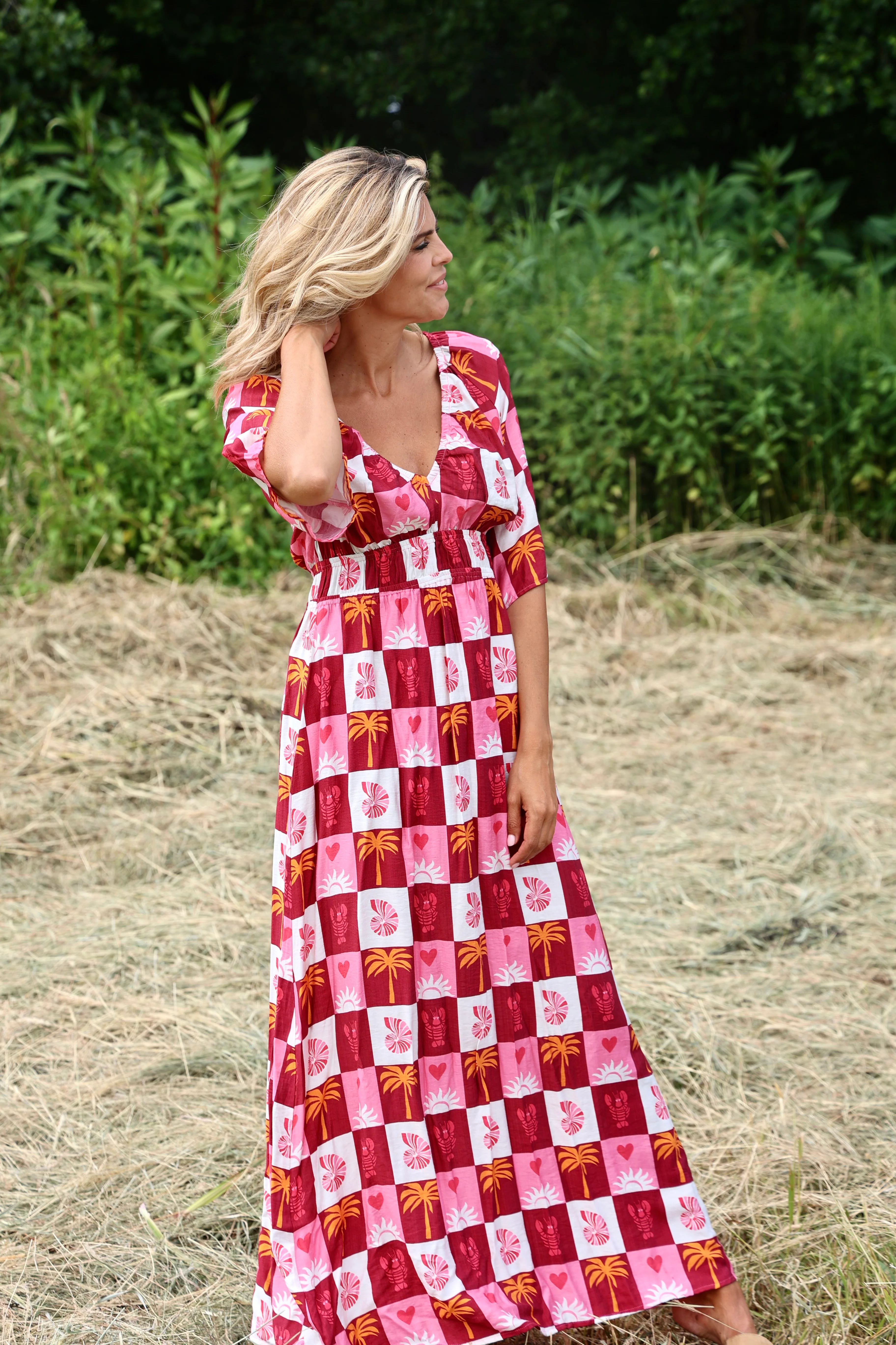 Maxi dress Kim  | Multicolor | Je m’appelle x Poespas - Image 8