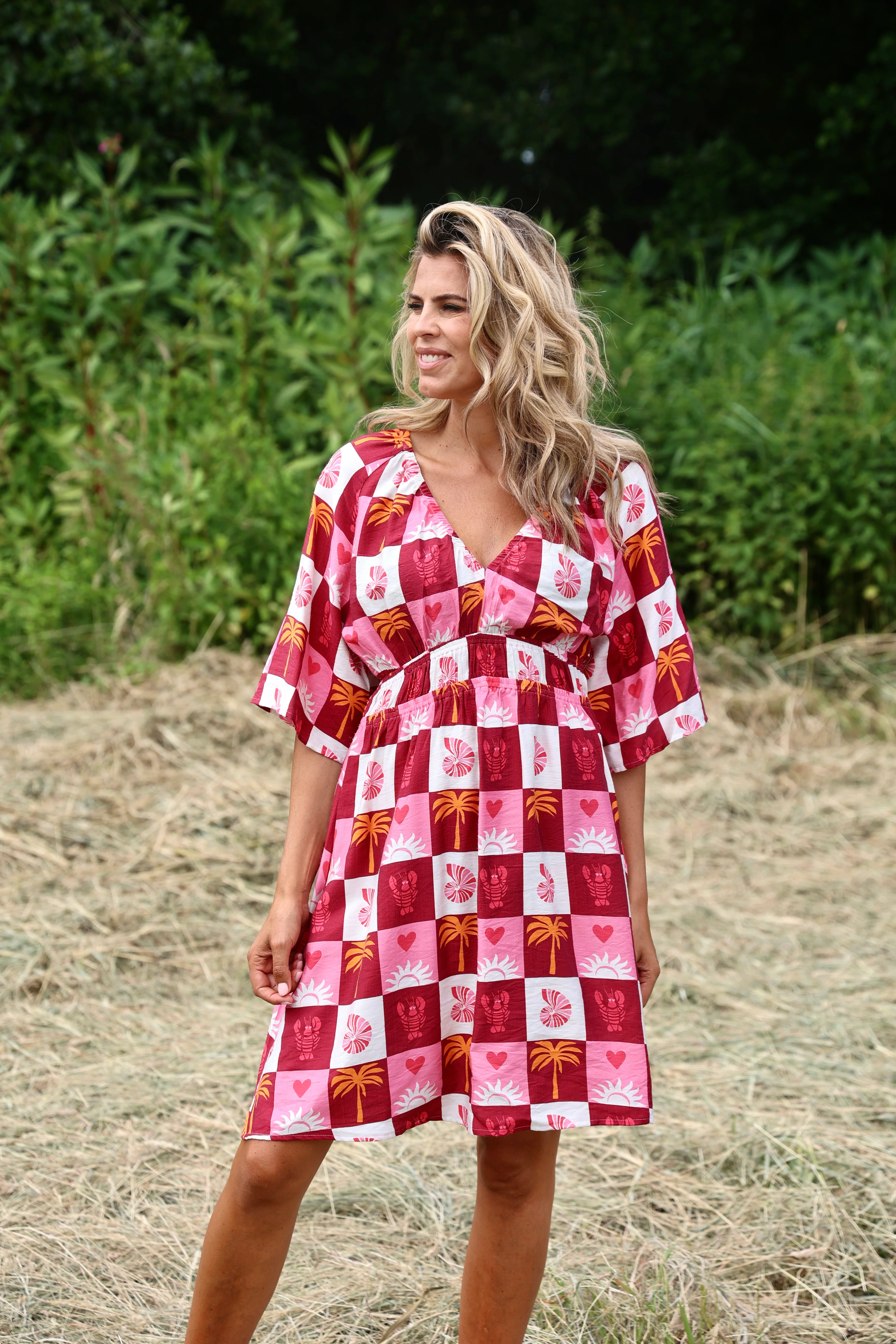 Zomerjurkje Kim | Multicolor | Je m’appelle x Poespas - Image 12