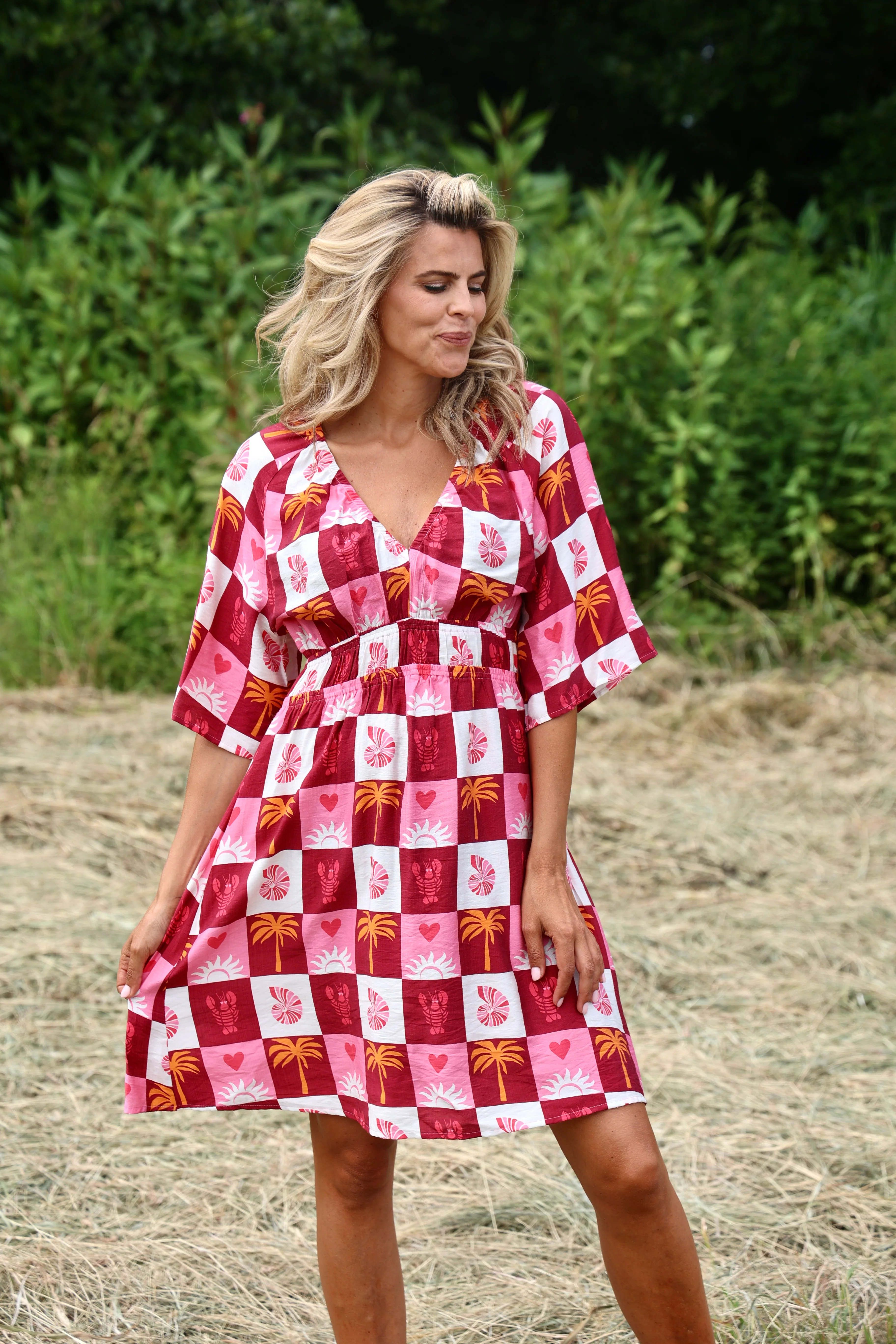 Zomerjurkje Kim | Multicolor | Je m’appelle x Poespas - Image 13