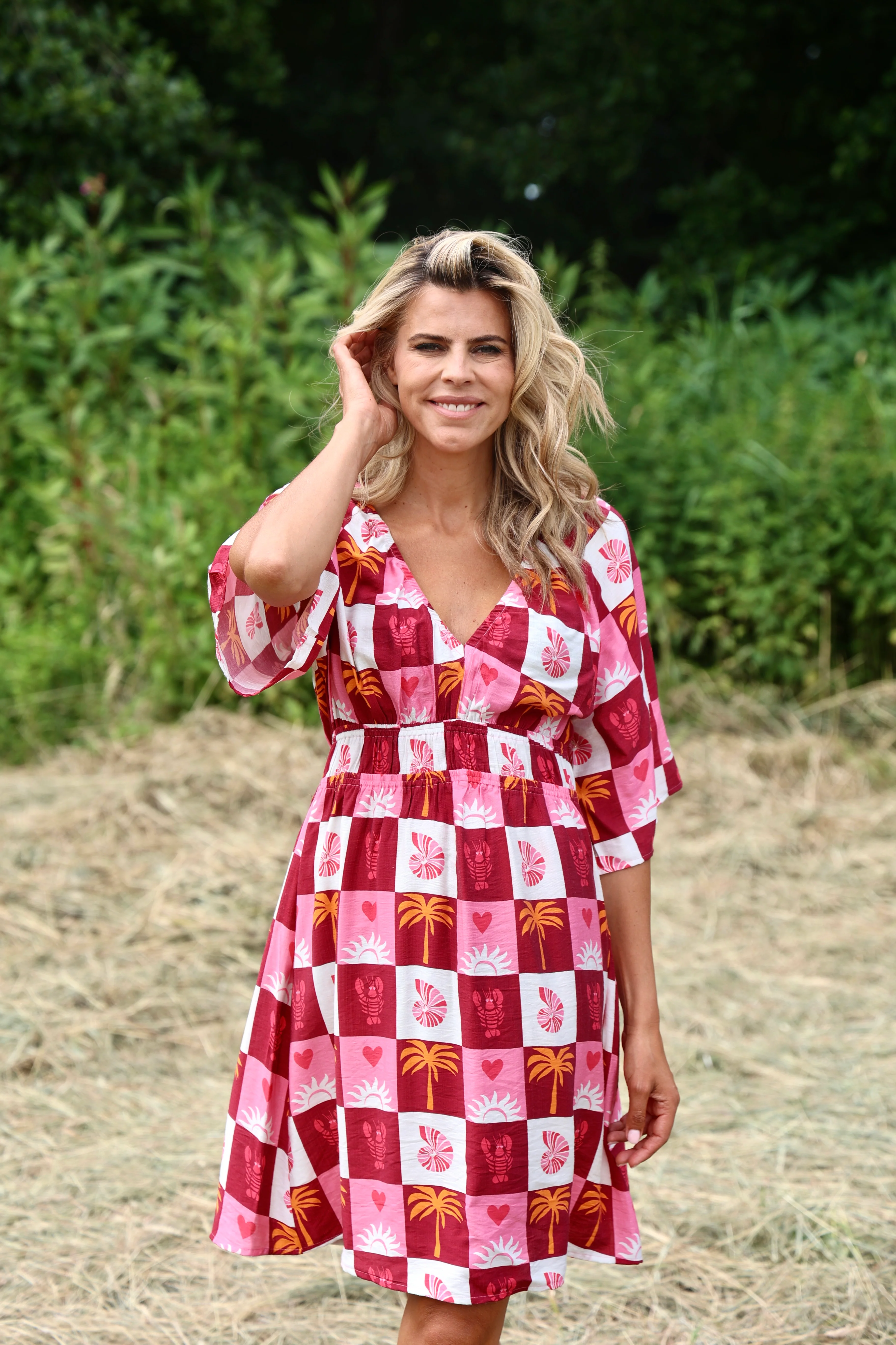 Zomerjurkje Kim | Multicolor | Je m’appelle x Poespas - Image 14