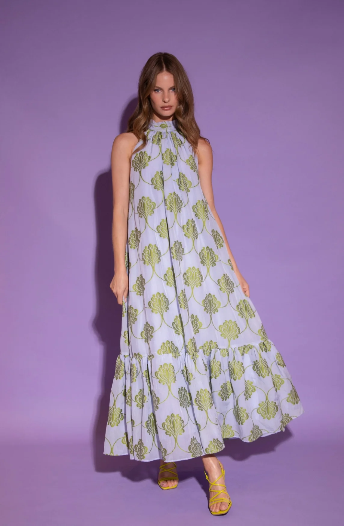 Dress Lucia | Light blue | Amaya Amsterdam - Image 4
