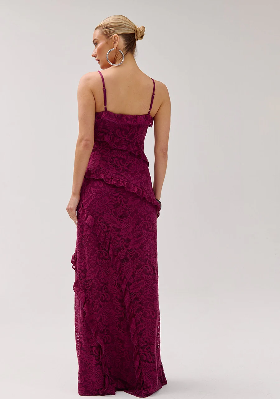Dress Sammie | Cassis | Harper & Yve - Image 2