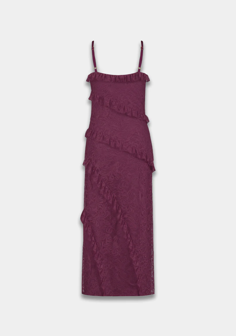 Dress Sammie | Cassis | Harper & Yve - Image 4