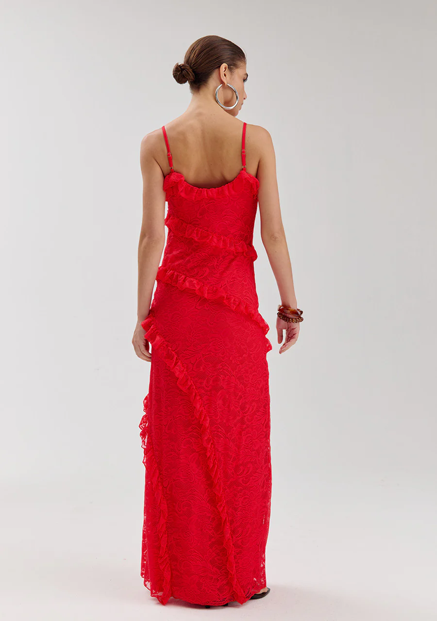 Dress Sammie | Poppy red | Harper & Yve - Image 6