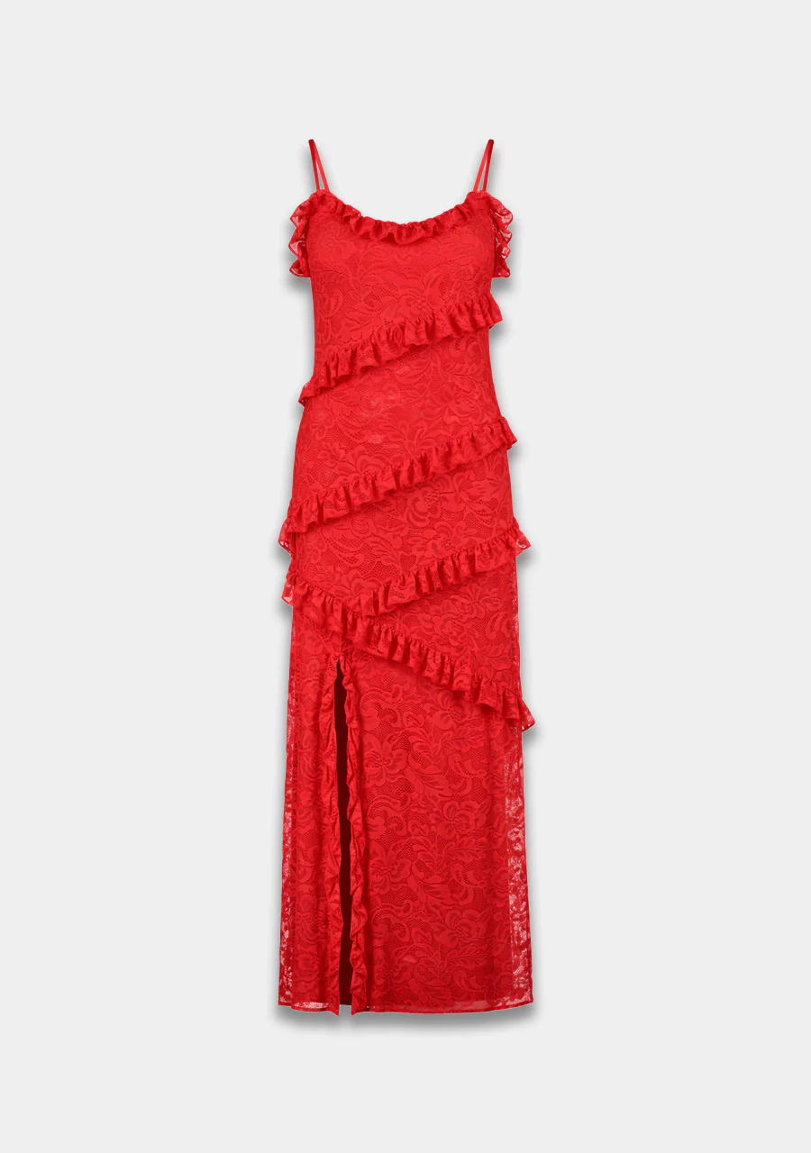 Dress Sammie | Poppy red | Harper & Yve - Image 8
