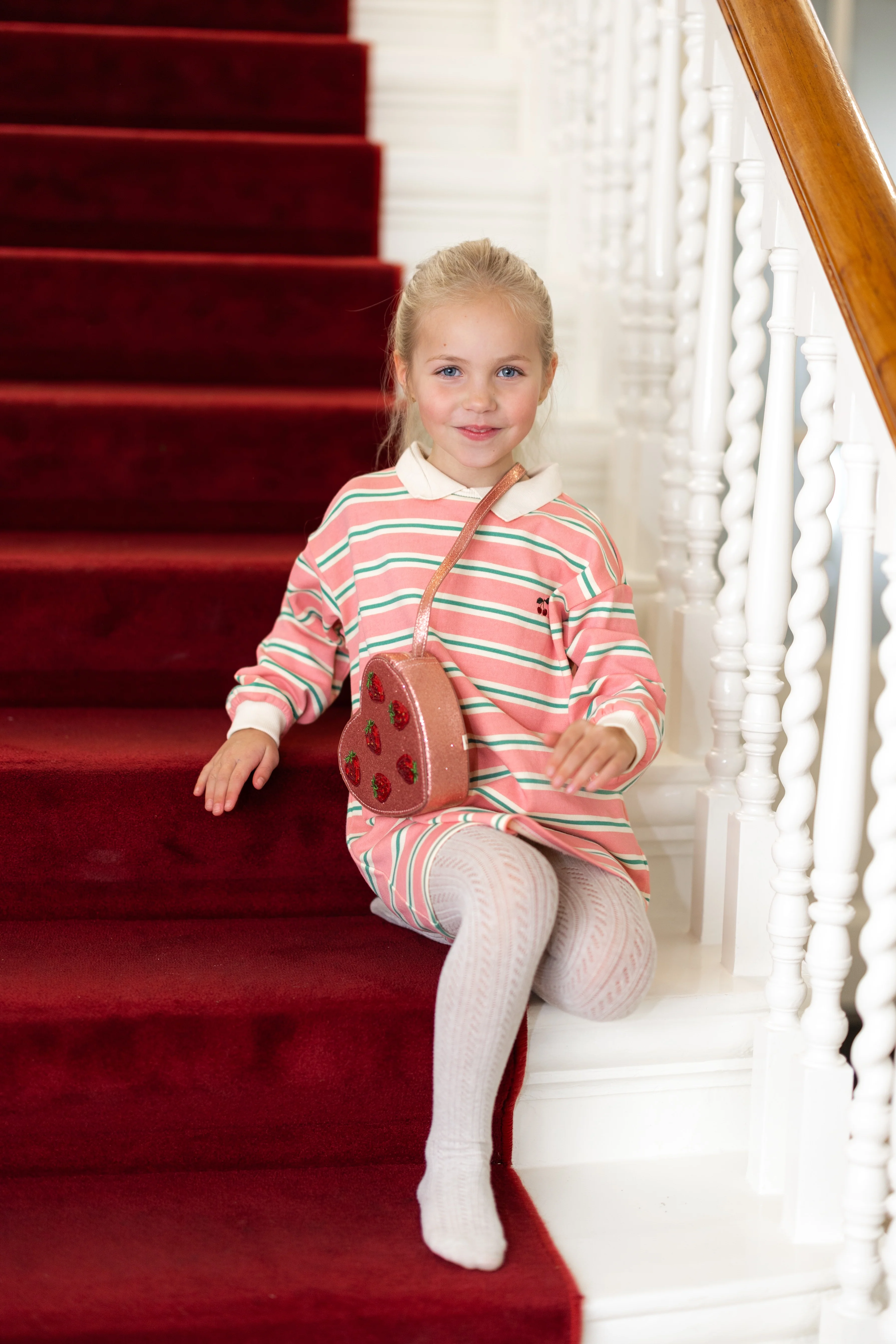 Dress Spotty | Blush bound stripe | Konges Slojd - Image 2