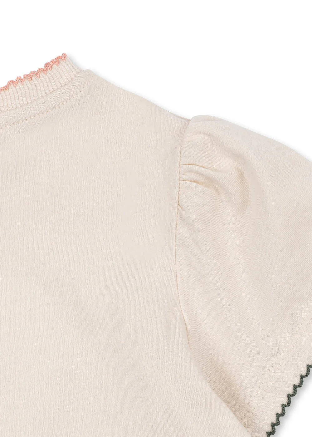 Famo puff tee gots | Buttercream | Konges Slojd - Image 4