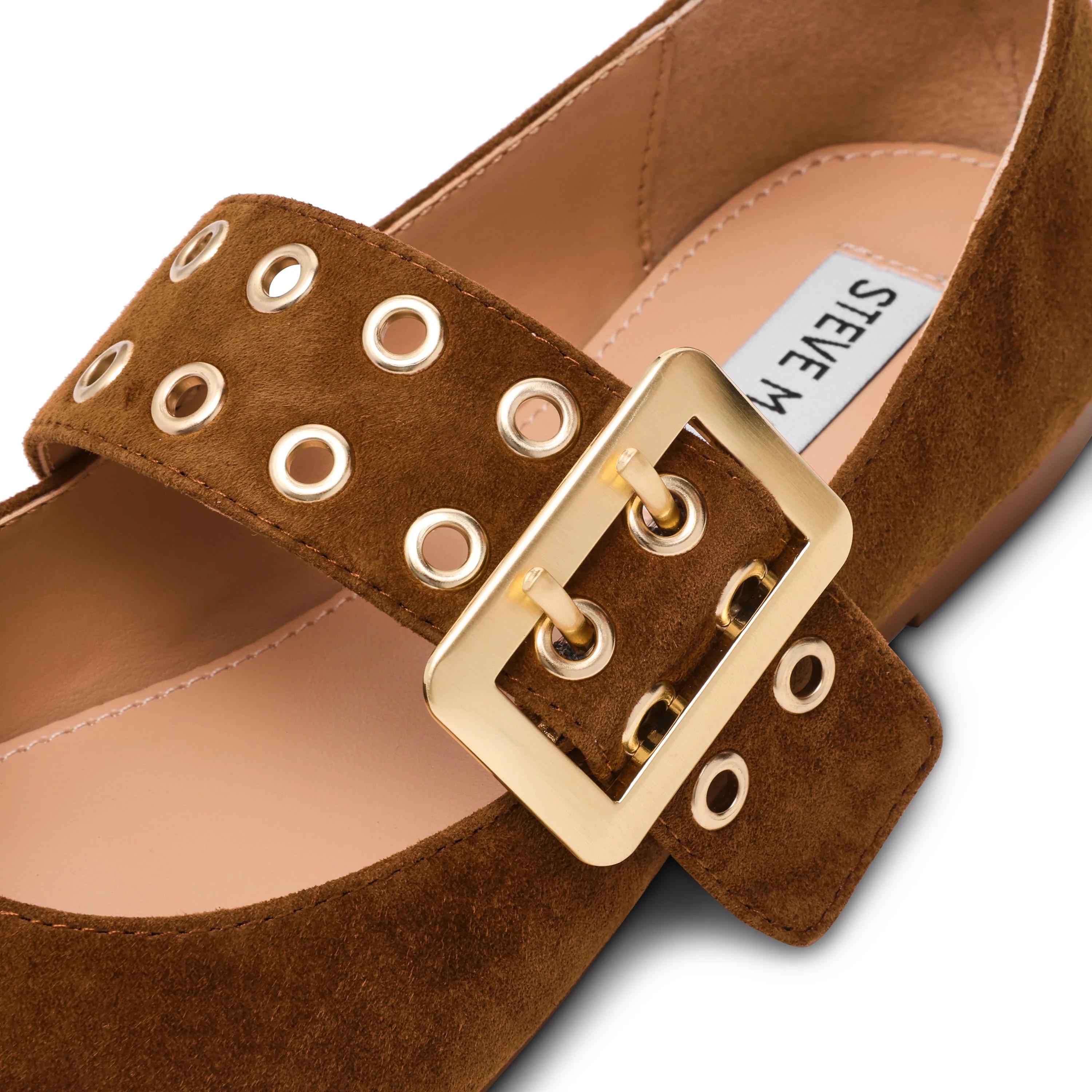 Flat shoe Atlantica | Chesnut suede | Steve Madden - Image 5