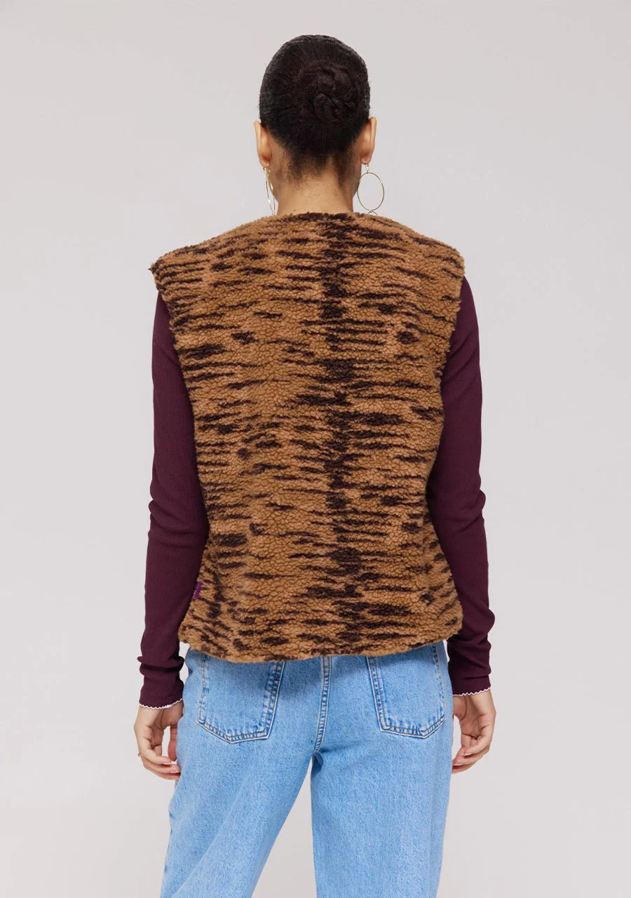 Gilet Demi | Trashy tiger warm | Harper & Yve - Image 2