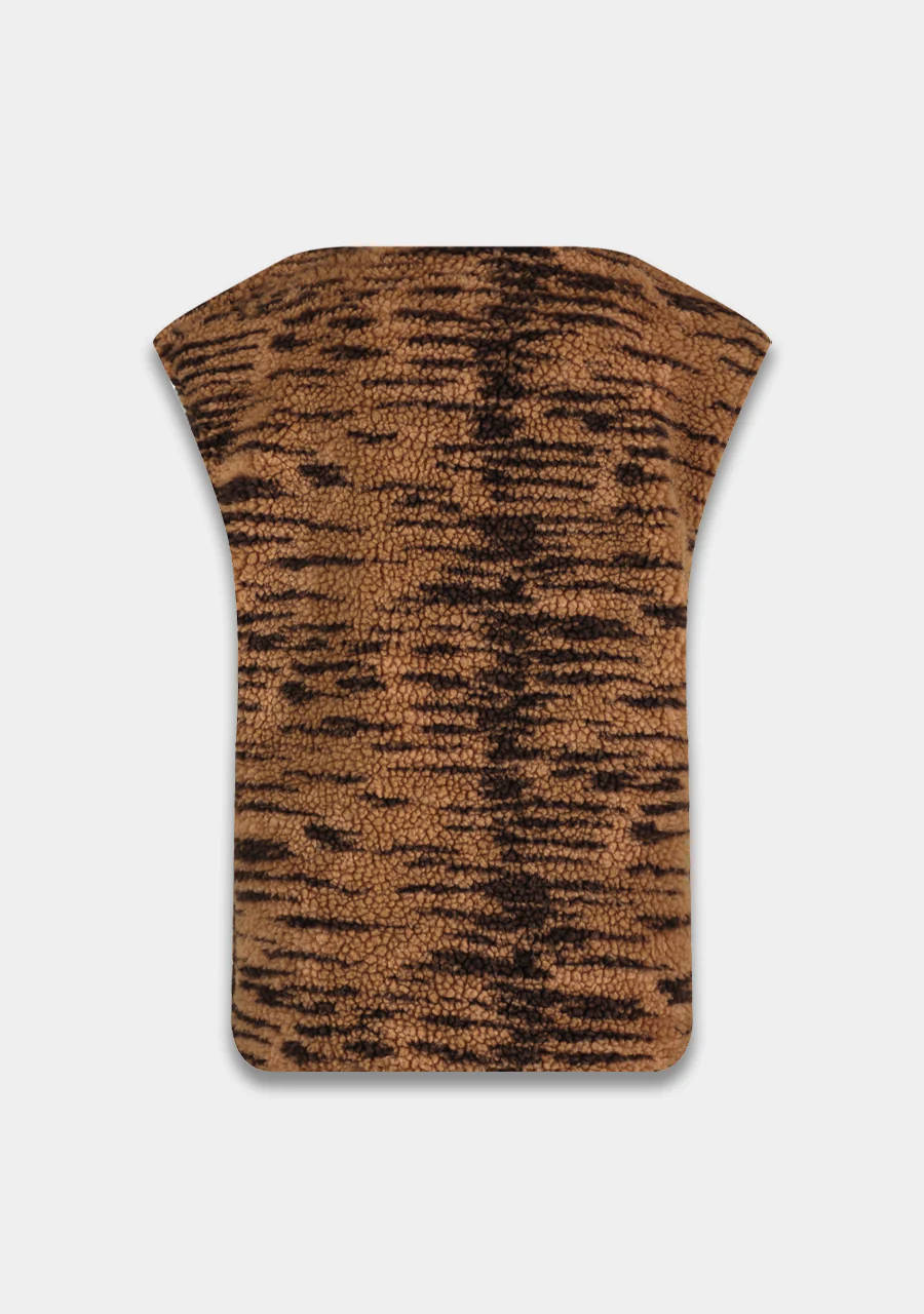 Gilet Demi | Trashy tiger warm | Harper & Yve - Image 6