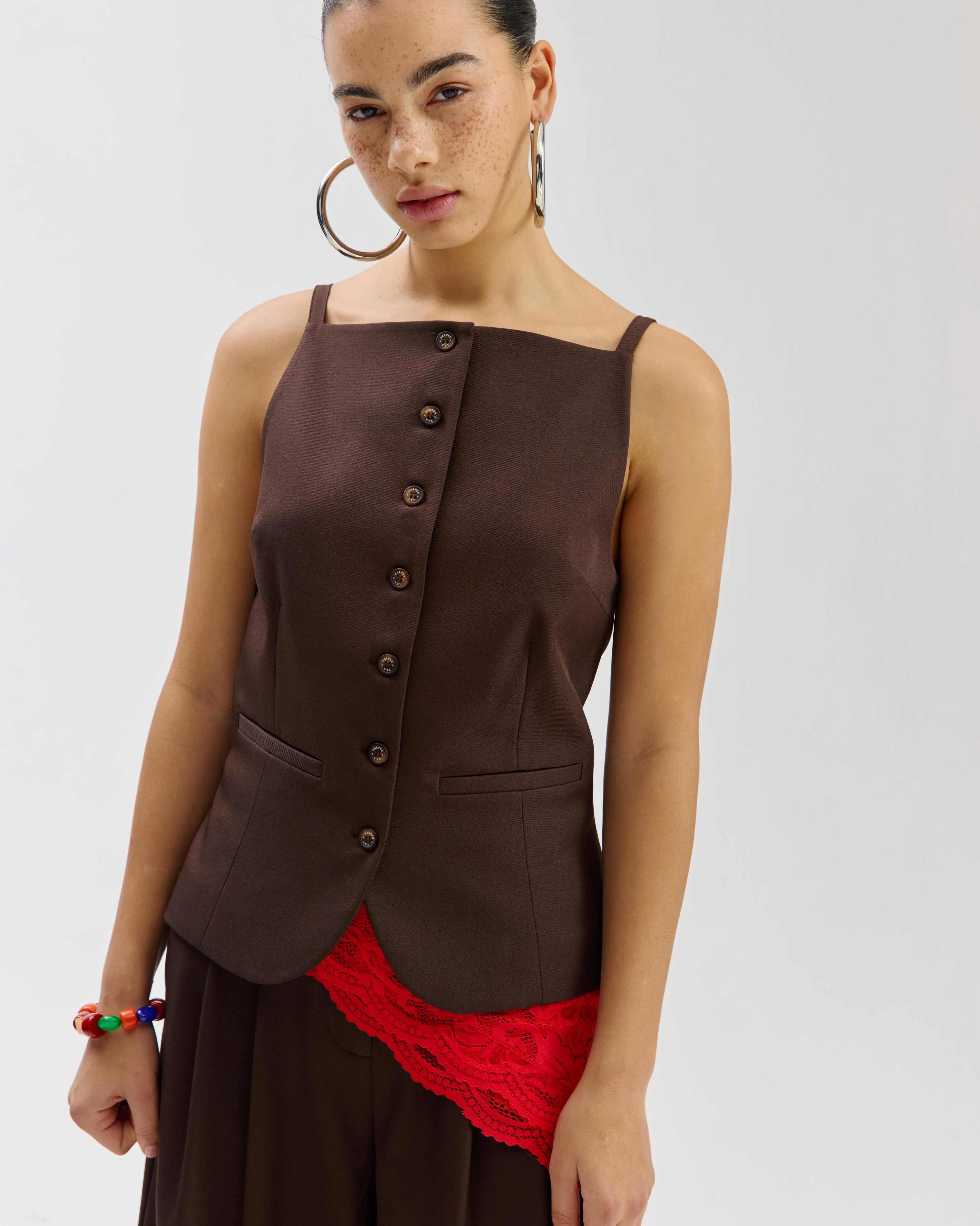 Gilet Rey | Saddle brown | Harper & Yve - Image 3