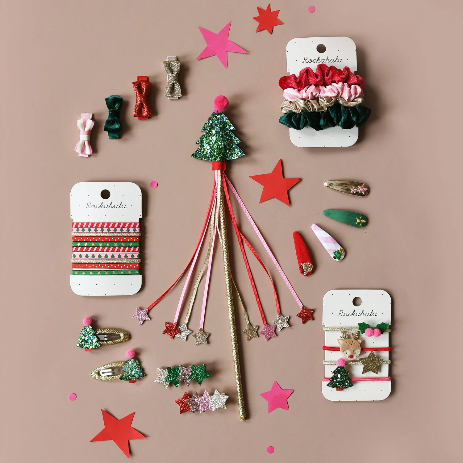 Christmas tree glitter clips | Rockahula - Image 2