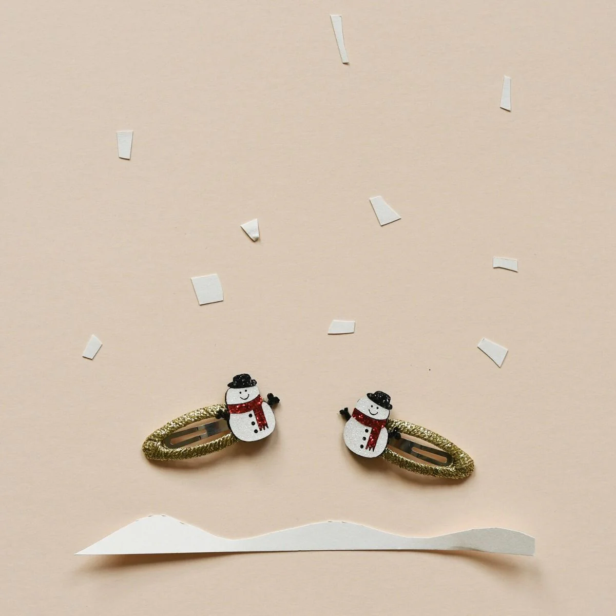 Snowman glitter clips | Rockahula - Image 2