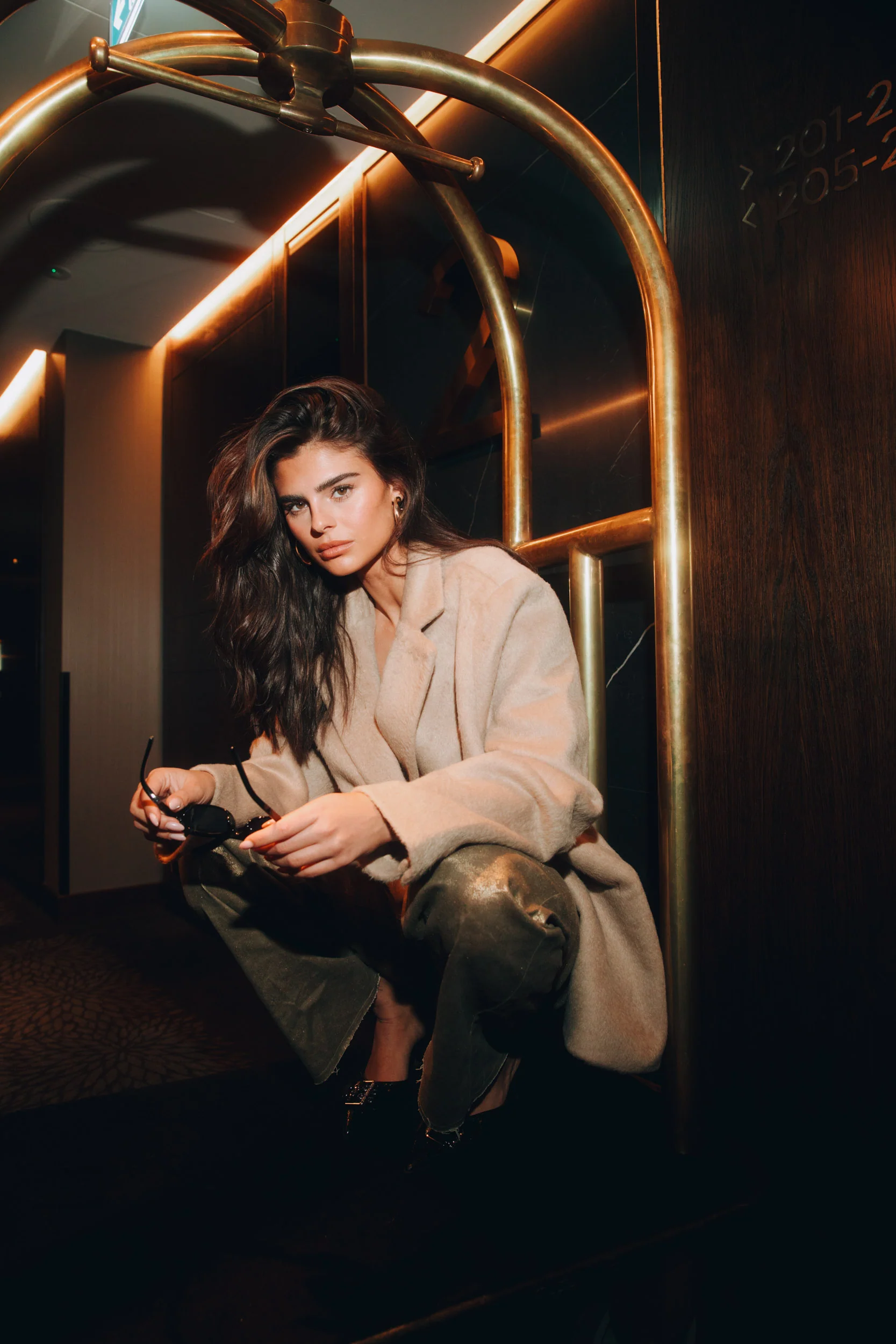 Hairy blazer Bodi | Camel | Refined Department - Image 5