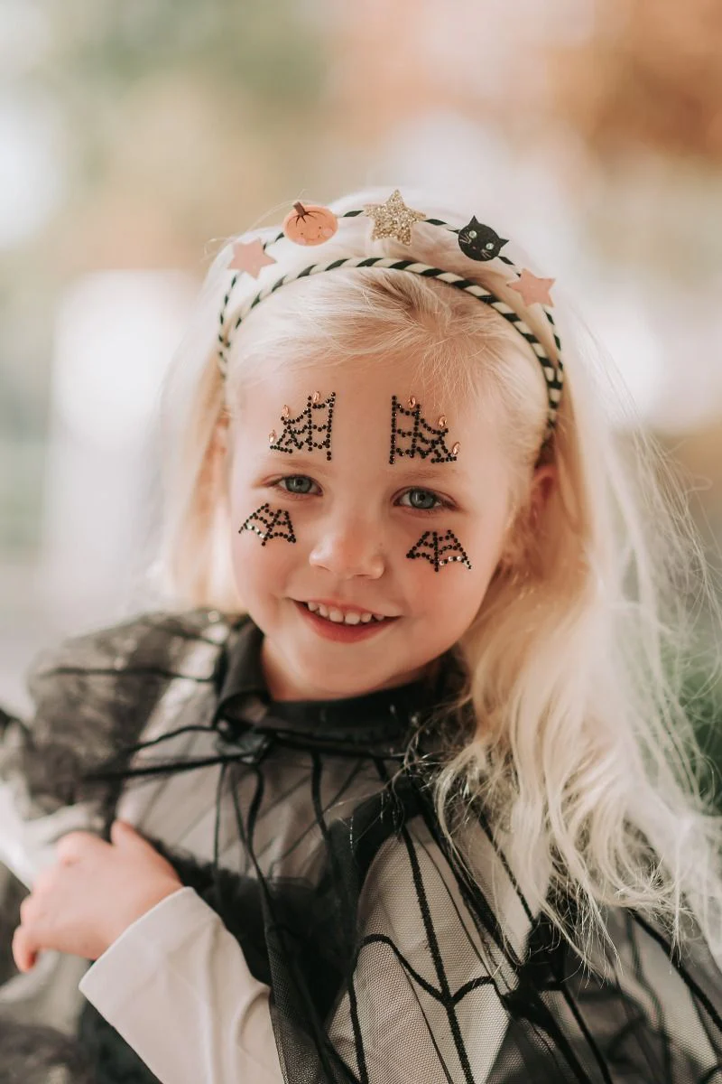 Halloween face jewels | Black | Konges Slojd - Image 13