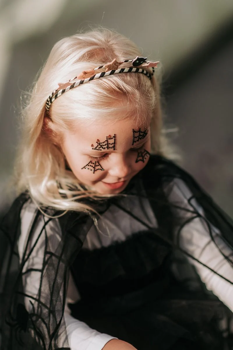 Halloween face jewels | Black | Konges Slojd - Image 14