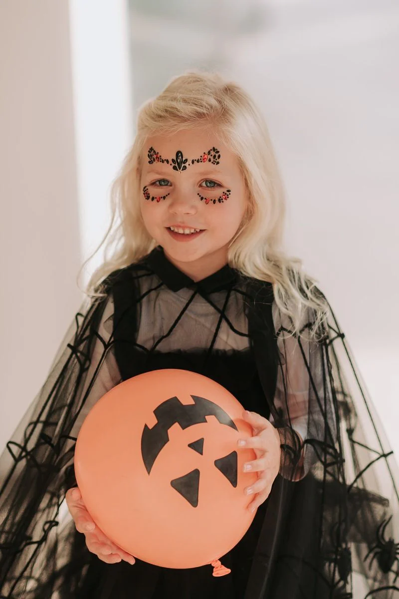 Halloween face jewels | Red/black | Konges Slojd - Image 11