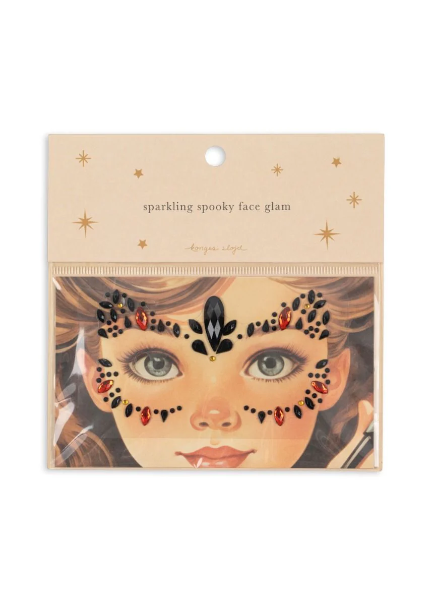 Halloween face jewels | Red/black | Konges Slojd - Image 6