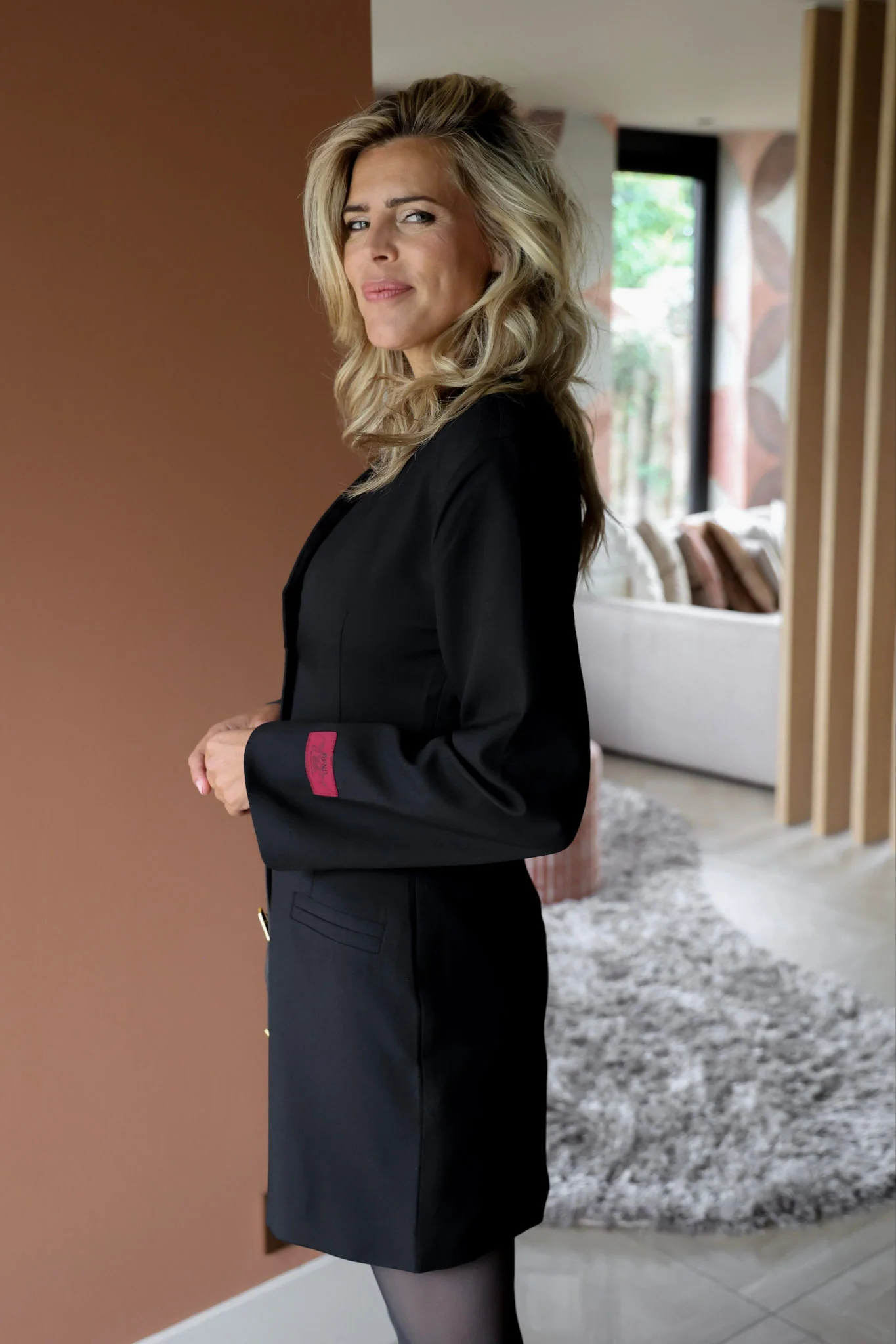 Hourglass blazerdress Star | Black | Refined Department - Image 4