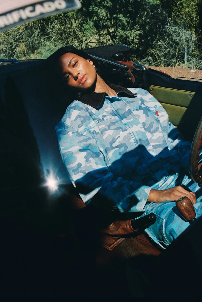 Jacket Fiona | Blue camo | Harper & Yve - Image 5