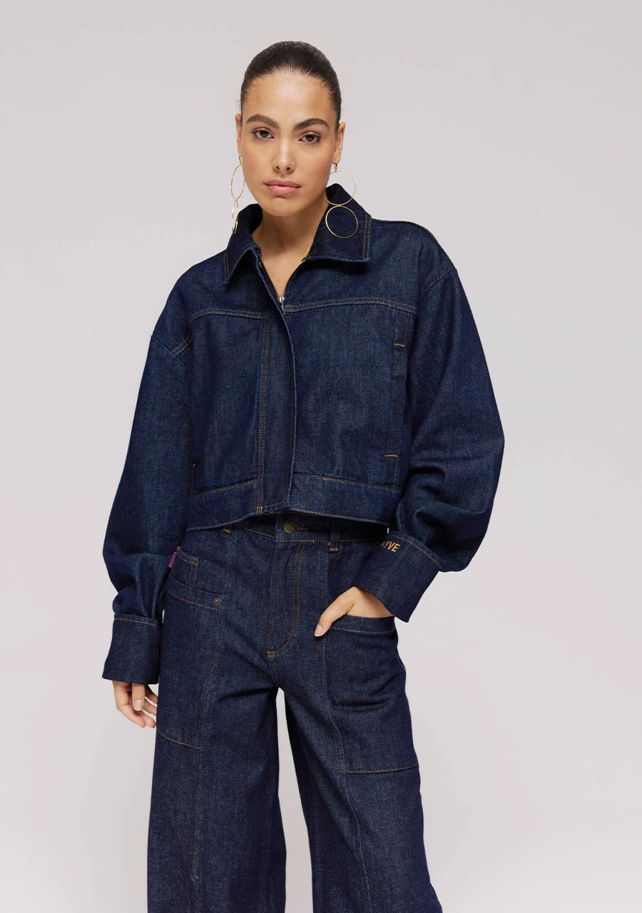 Jacket Fiona | Dark blue | Harper & Yve - Image 5