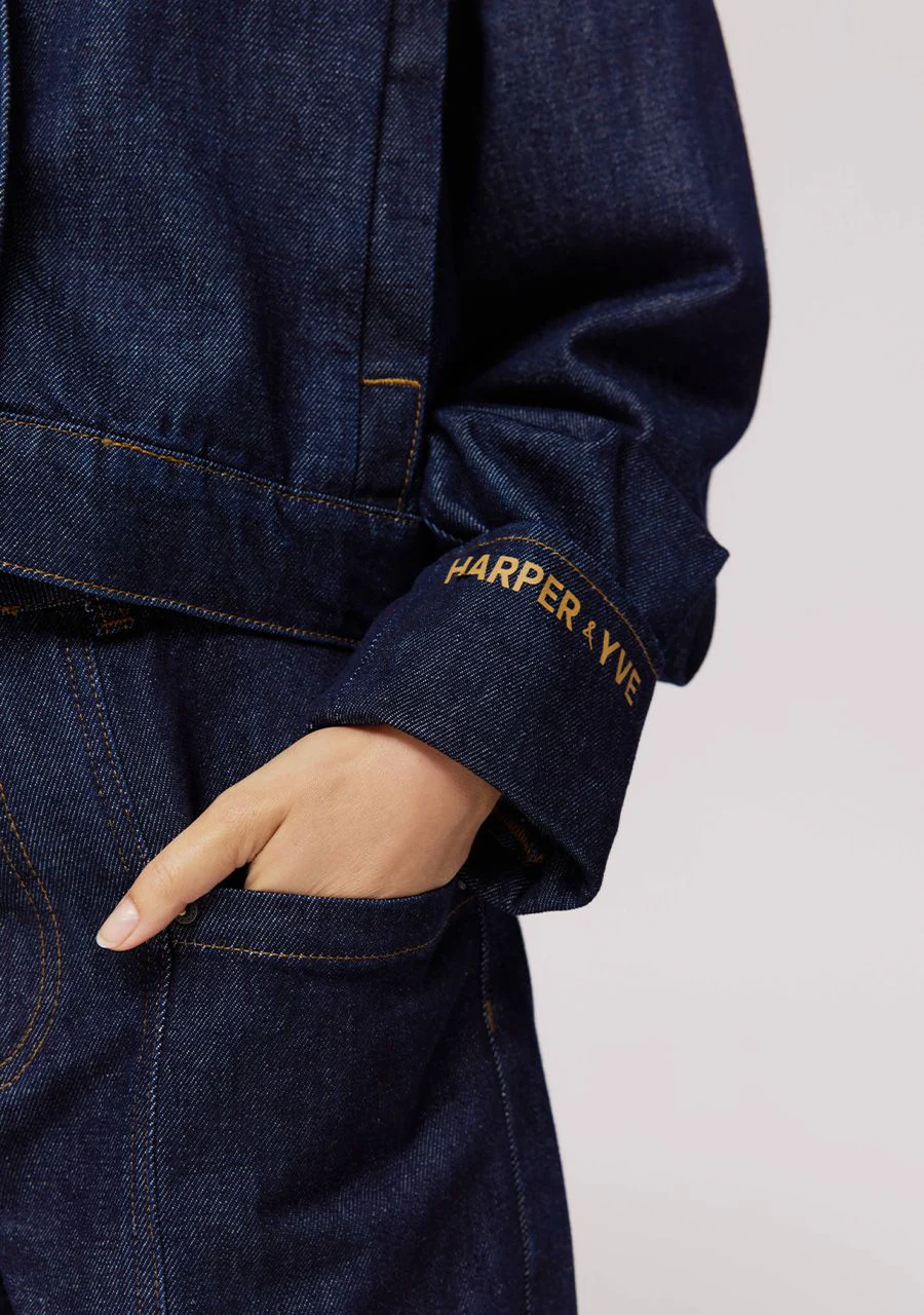 Jacket Fiona | Dark blue | Harper & Yve - Image 7