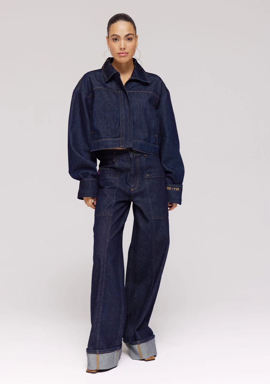 Jacket Fiona | Dark blue | Harper & Yve - Image 8