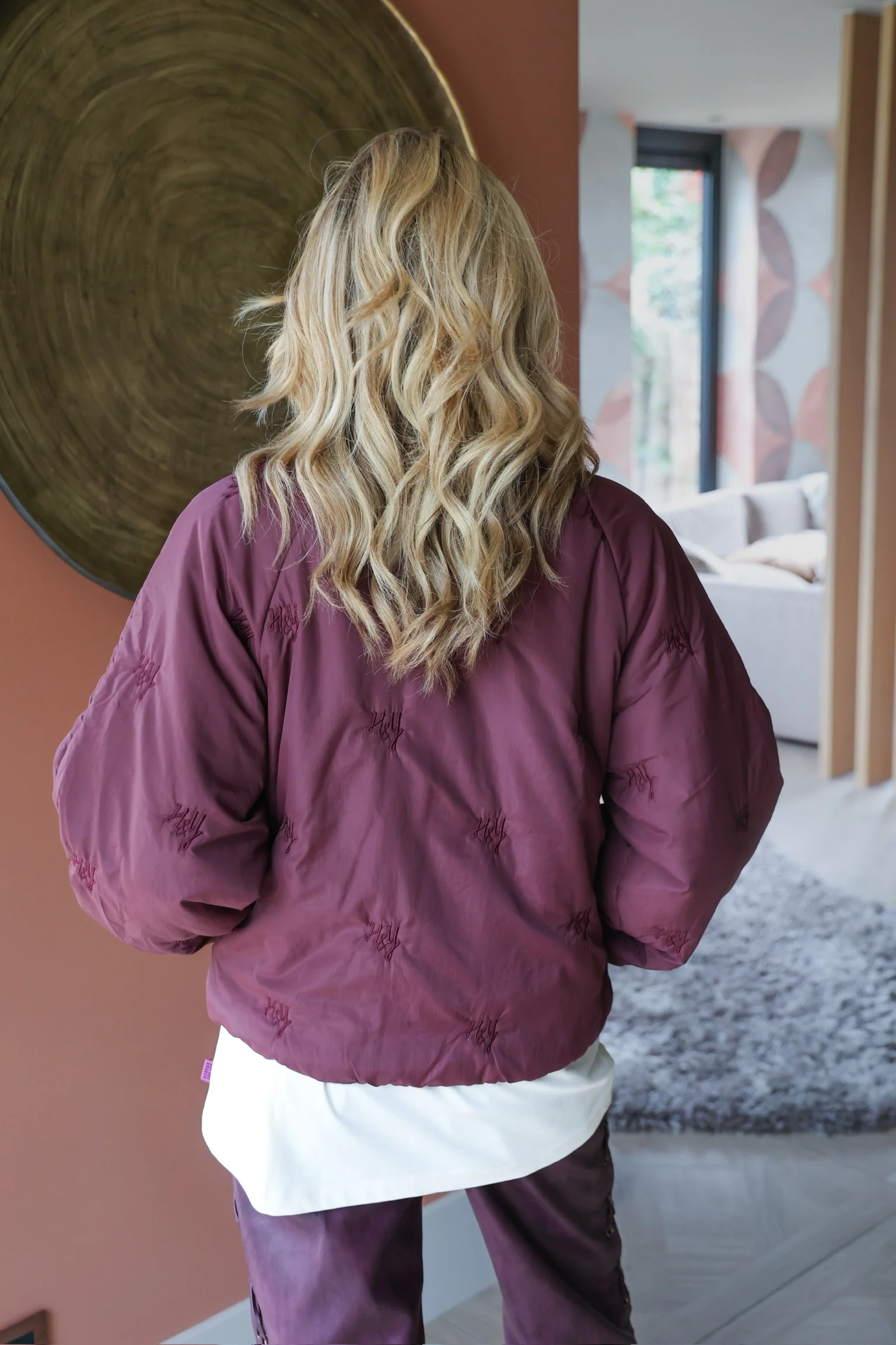 Jacket Nori | Wine berry | Harper & Yve - Image 4