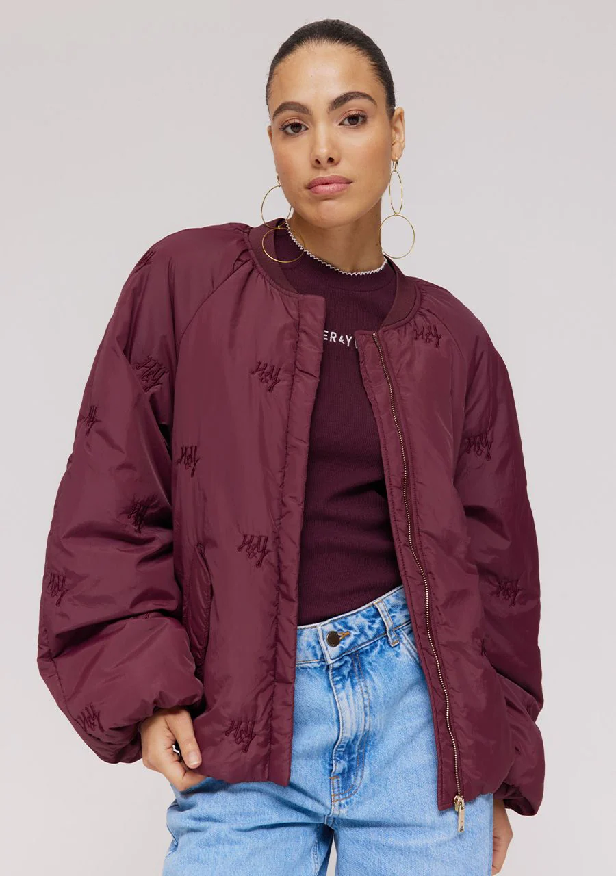 Jacket Nori | Wine berry | Harper & Yve - Image 5
