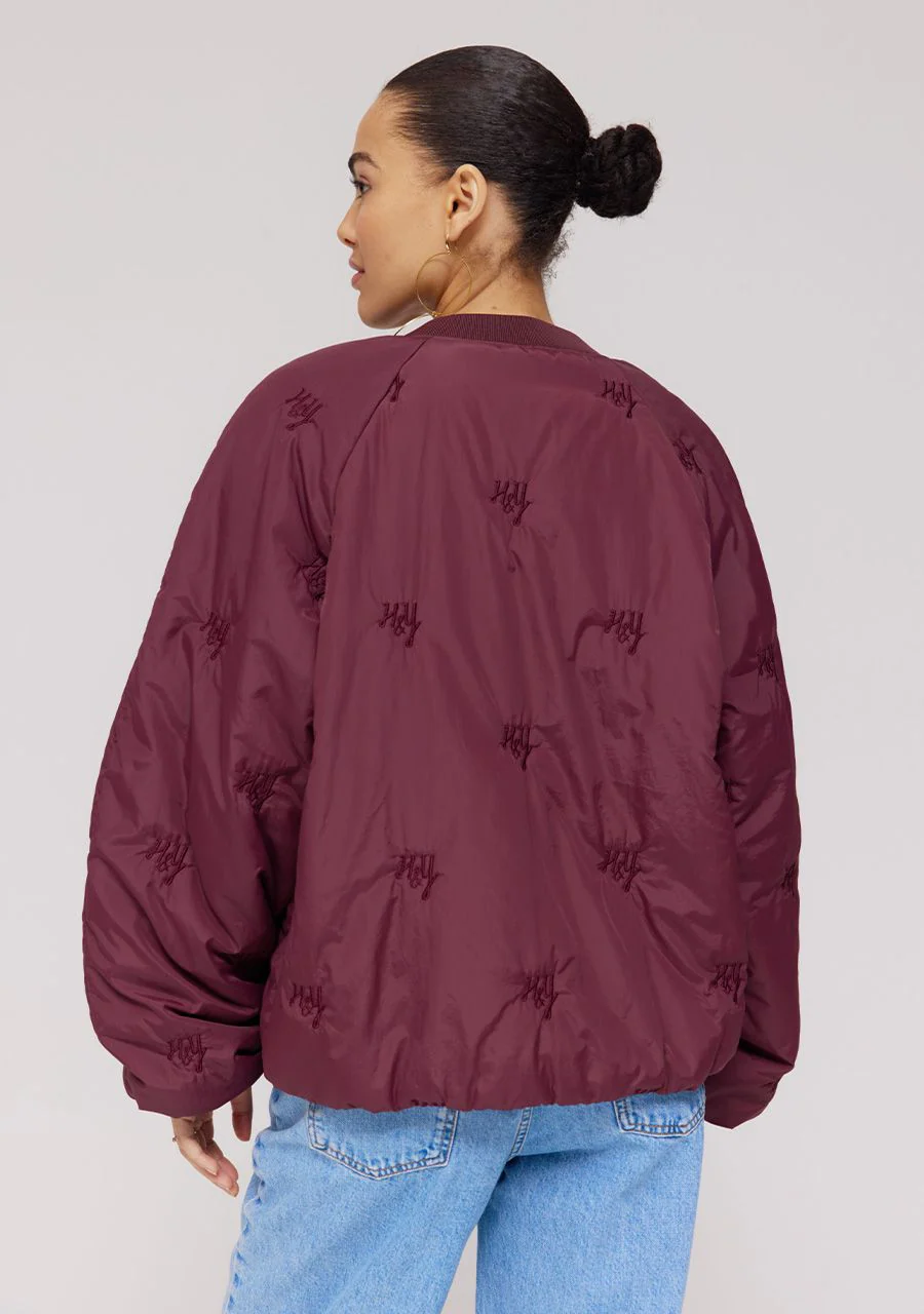 Jacket Nori | Wine berry | Harper & Yve - Image 6