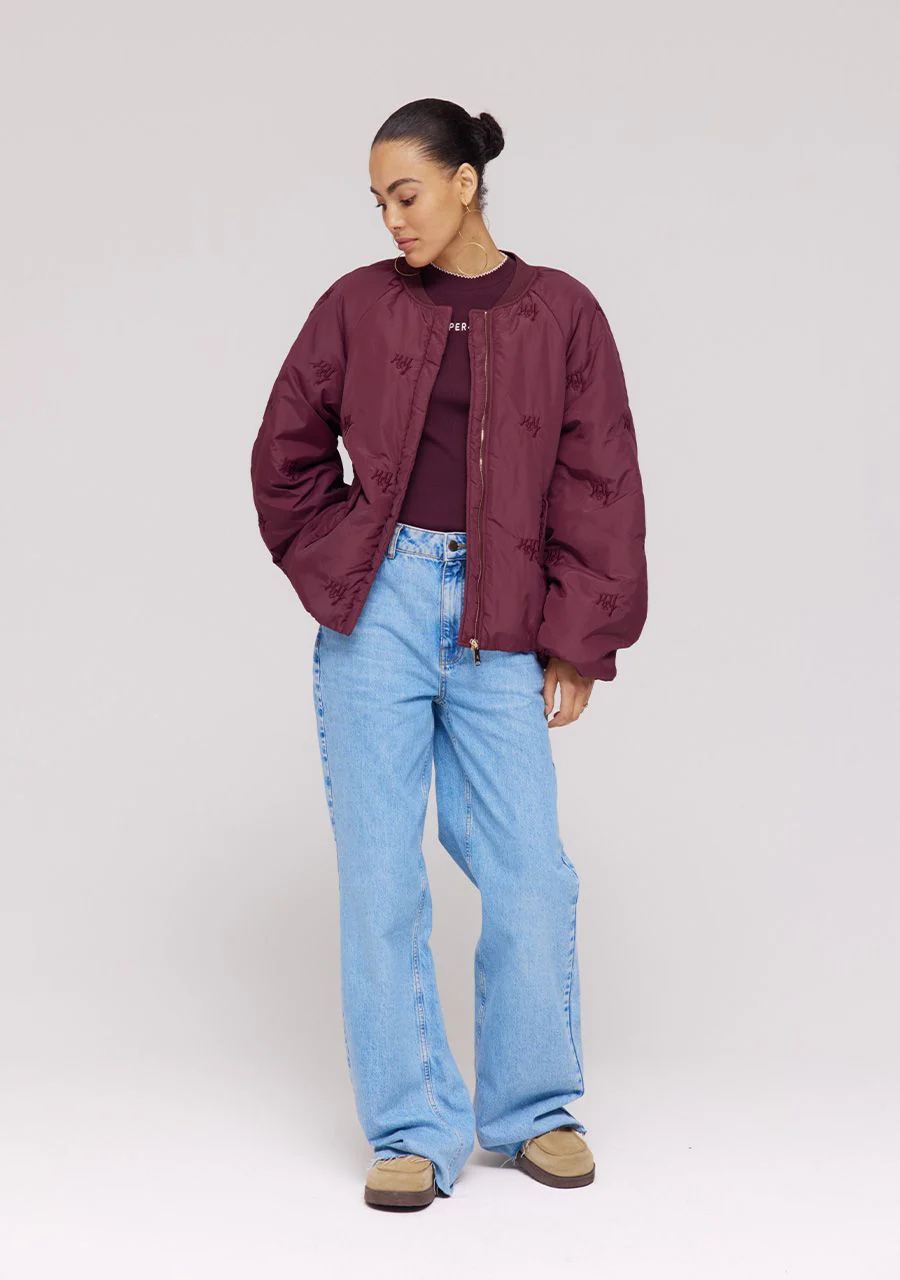 Jacket Nori | Wine berry | Harper & Yve - Image 7
