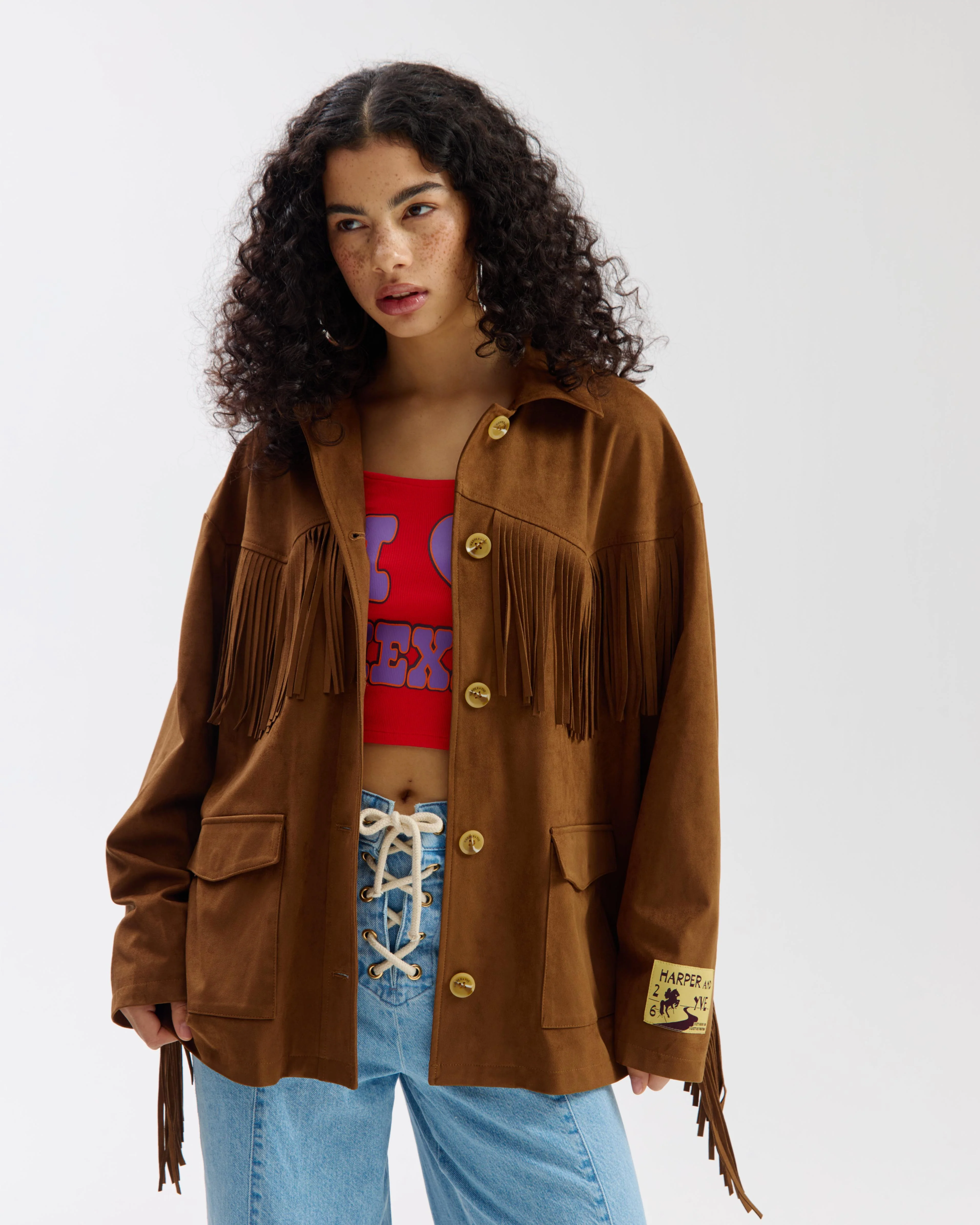 Jacket Quinn | Saddle brown | Harper & Yve - Image 2