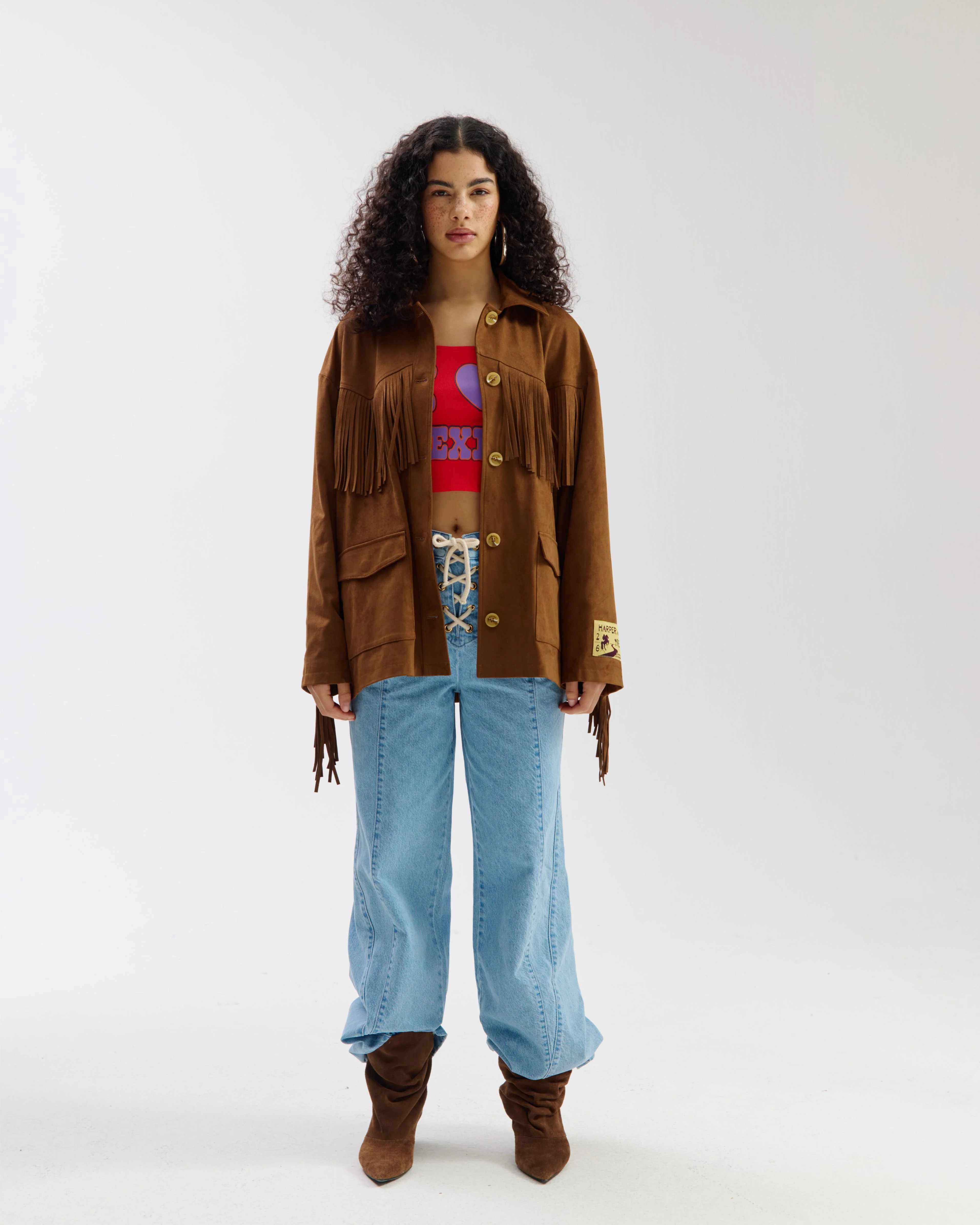 Jacket Quinn | Saddle brown | Harper & Yve - Image 6