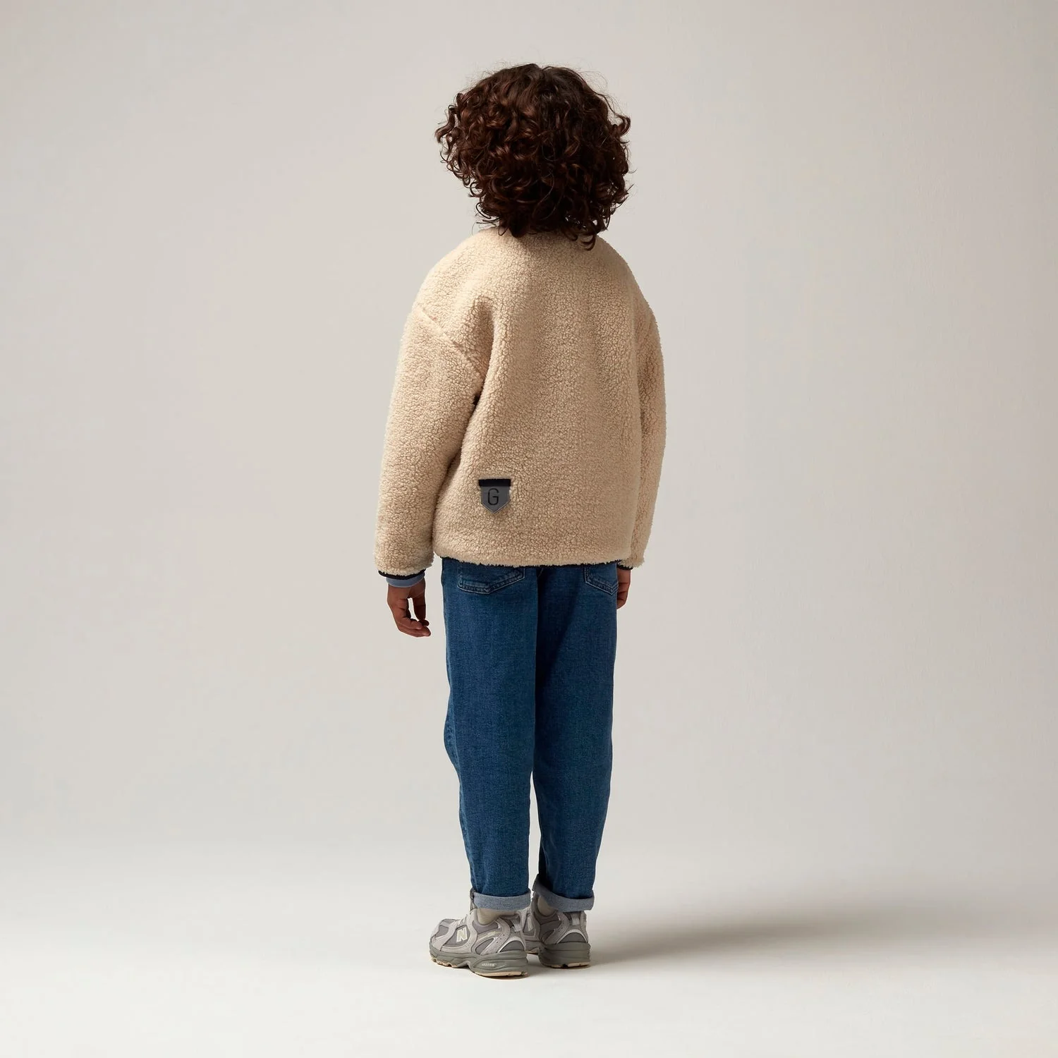 Jacket sleeping lion | Sky captain blue/teddy | Gosoaky - Image 13