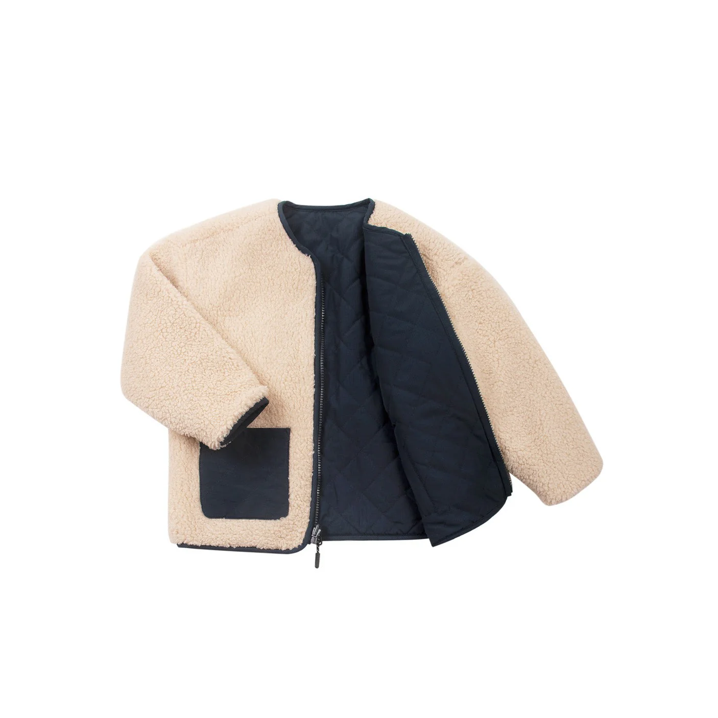 Jacket sleeping lion | Sky captain blue/teddy | Gosoaky - Image 16