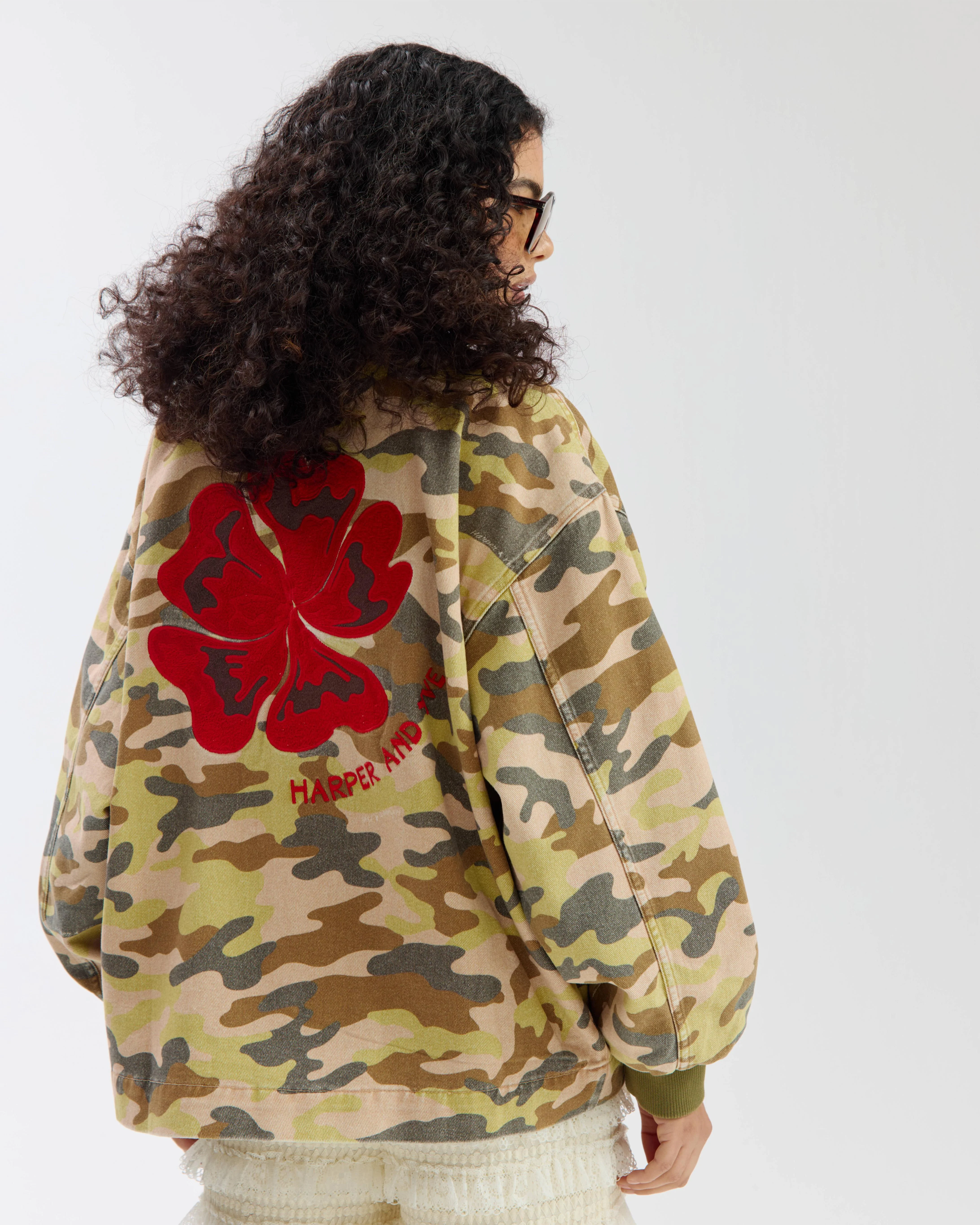 Jacket Troy | Green camo | Harper & Yve - Image 3