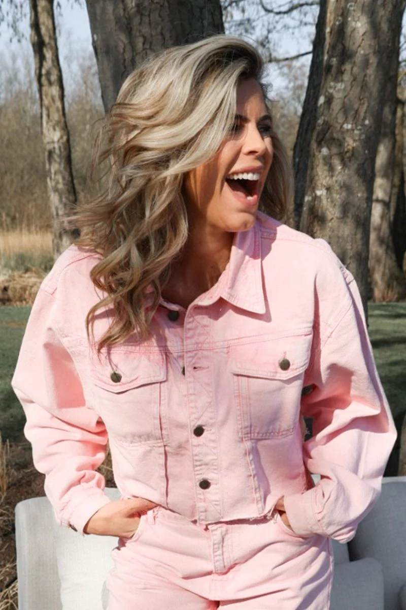 Jacket Willow | Bittersweet pink | Harper & Yve - Image 3