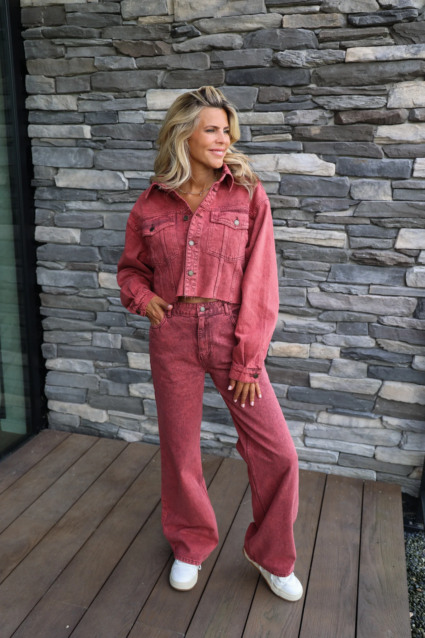 Jacket Willow | Brick red | Harper & Yve - Image 3