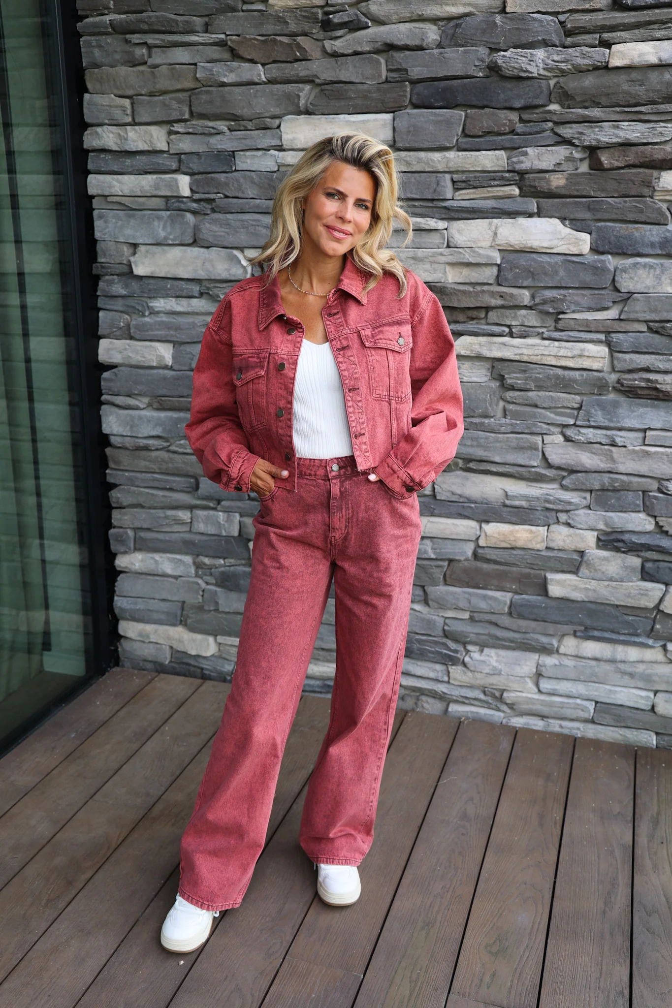 Jacket Willow | Brick red | Harper & Yve - Image 4