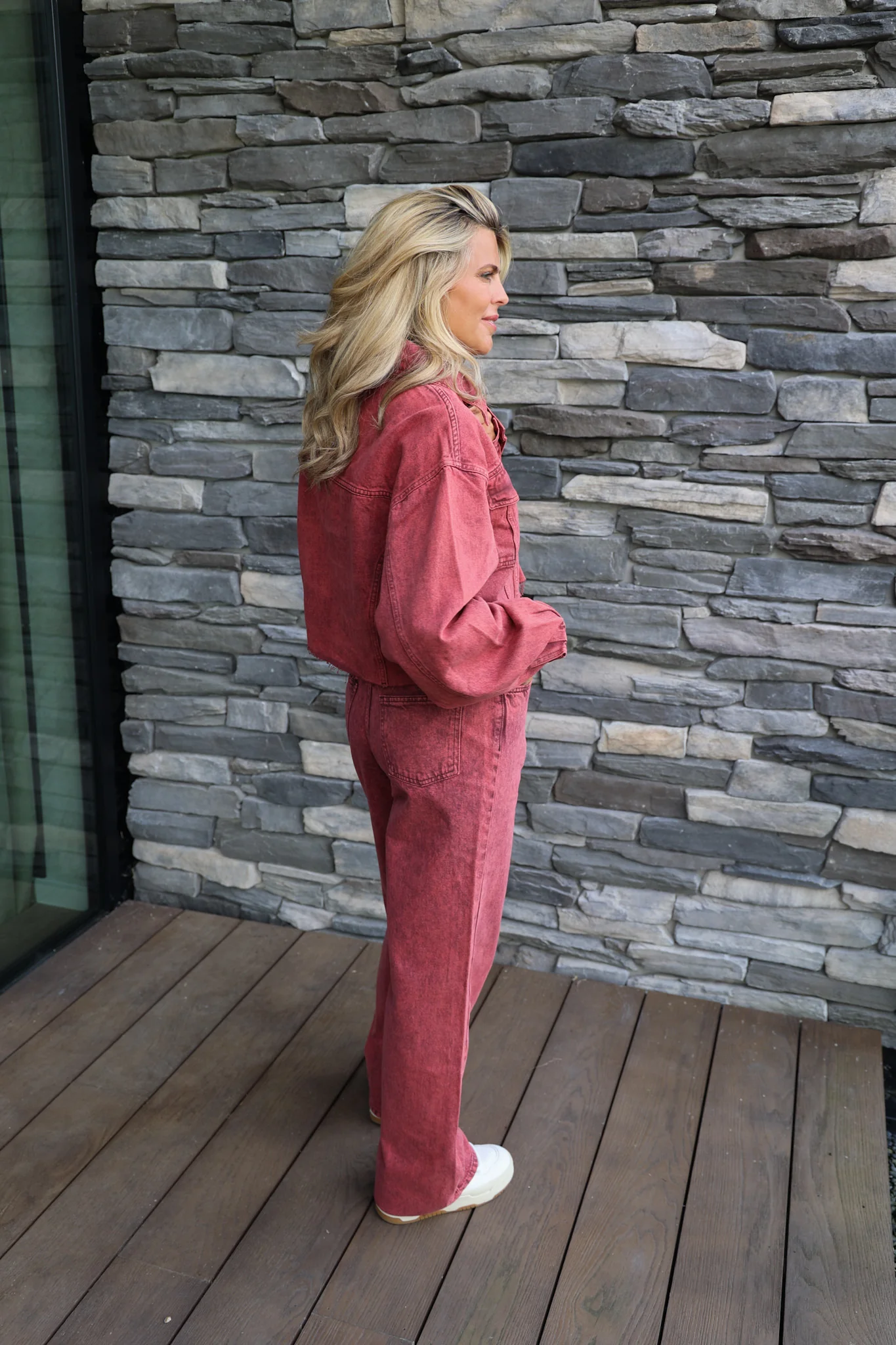 Jacket Willow | Brick red | Harper & Yve - Image 5