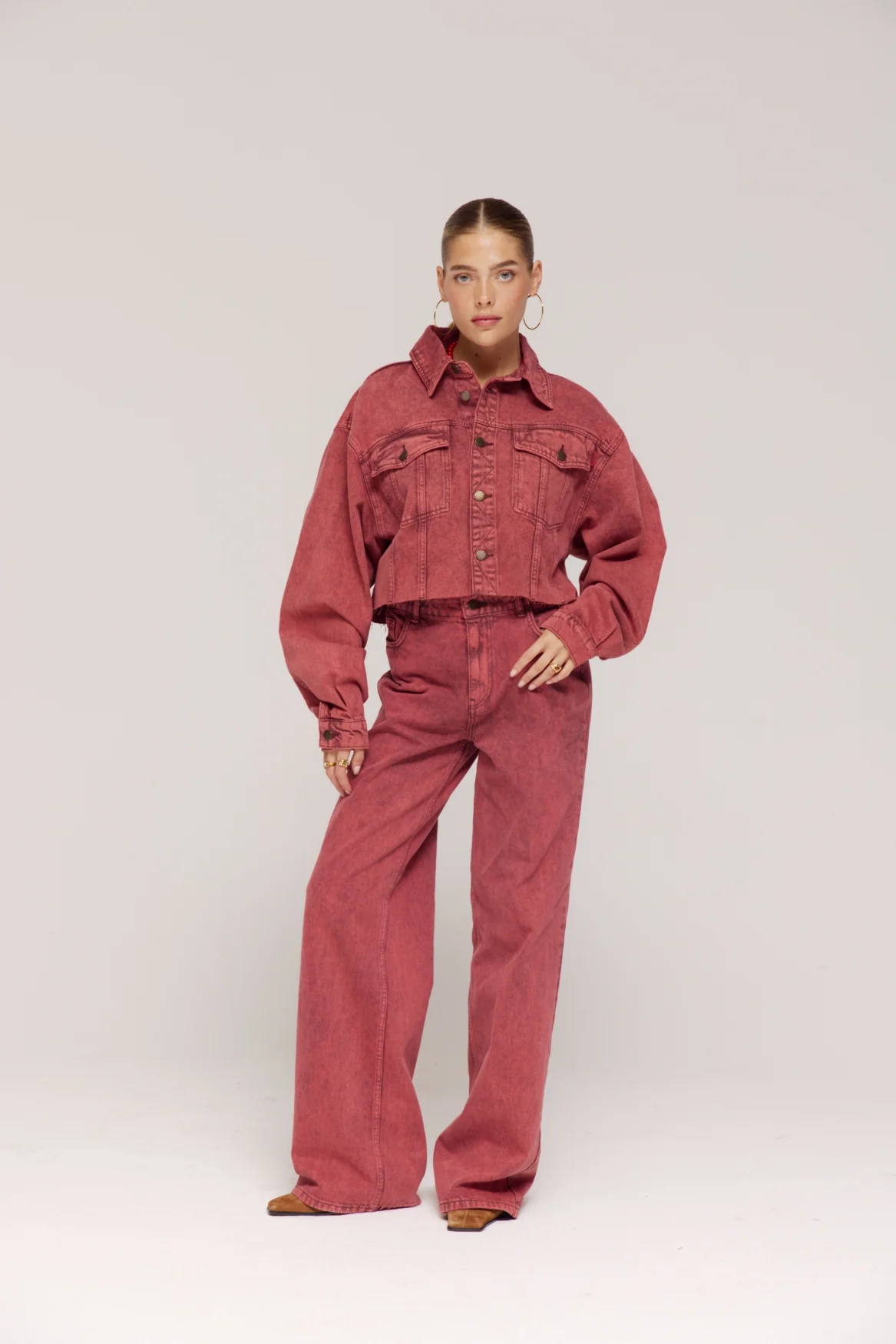 Jacket Willow | Brick red | Harper & Yve - Image 7