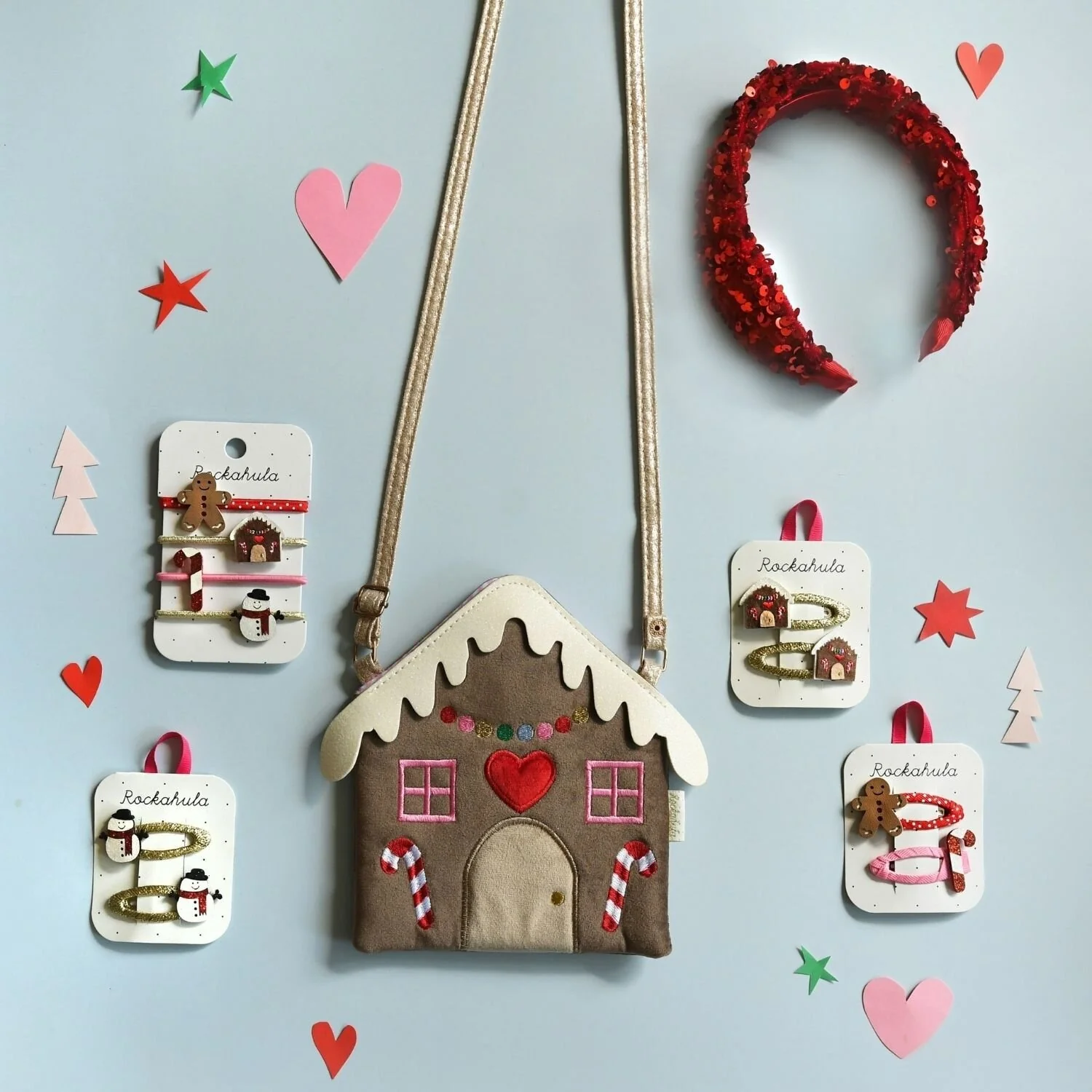 Jolly gingerbread man clips | Rockahula - Image 2