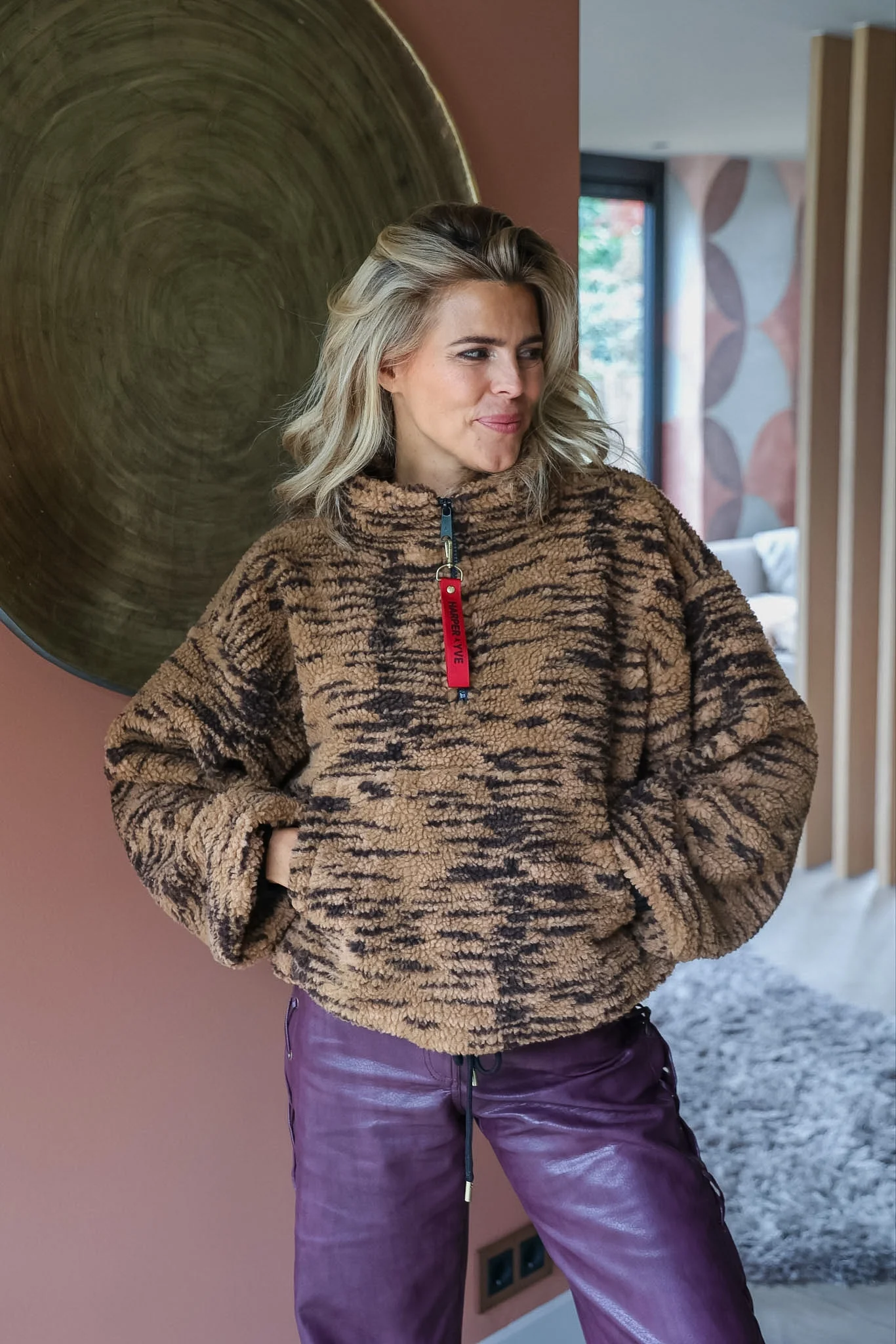 Jumper Dagmar | Trashy tiger warm | Harper & Yve - Image 2