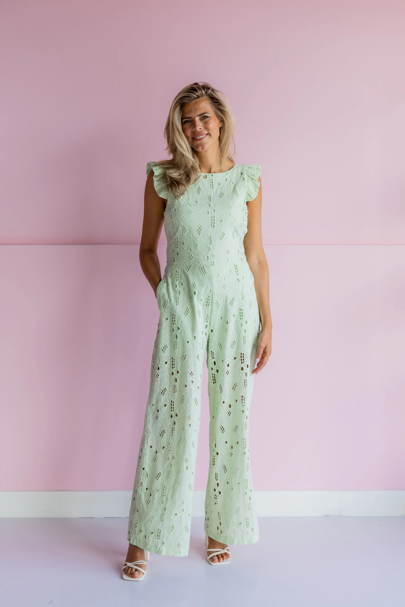Jumpsuit Kelly | Lime | Amaya Amsterdam - Image 2