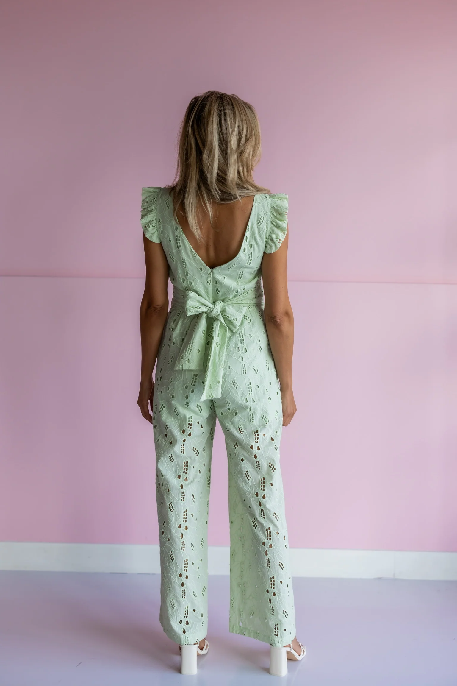 Jumpsuit Kelly | Lime | Amaya Amsterdam - Image 3