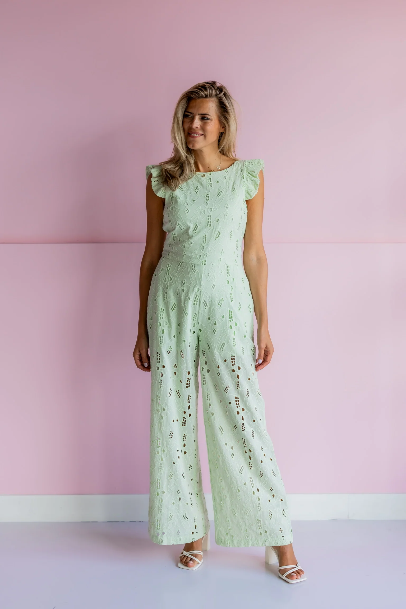 Jumpsuit Kelly | Lime | Amaya Amsterdam - Image 4